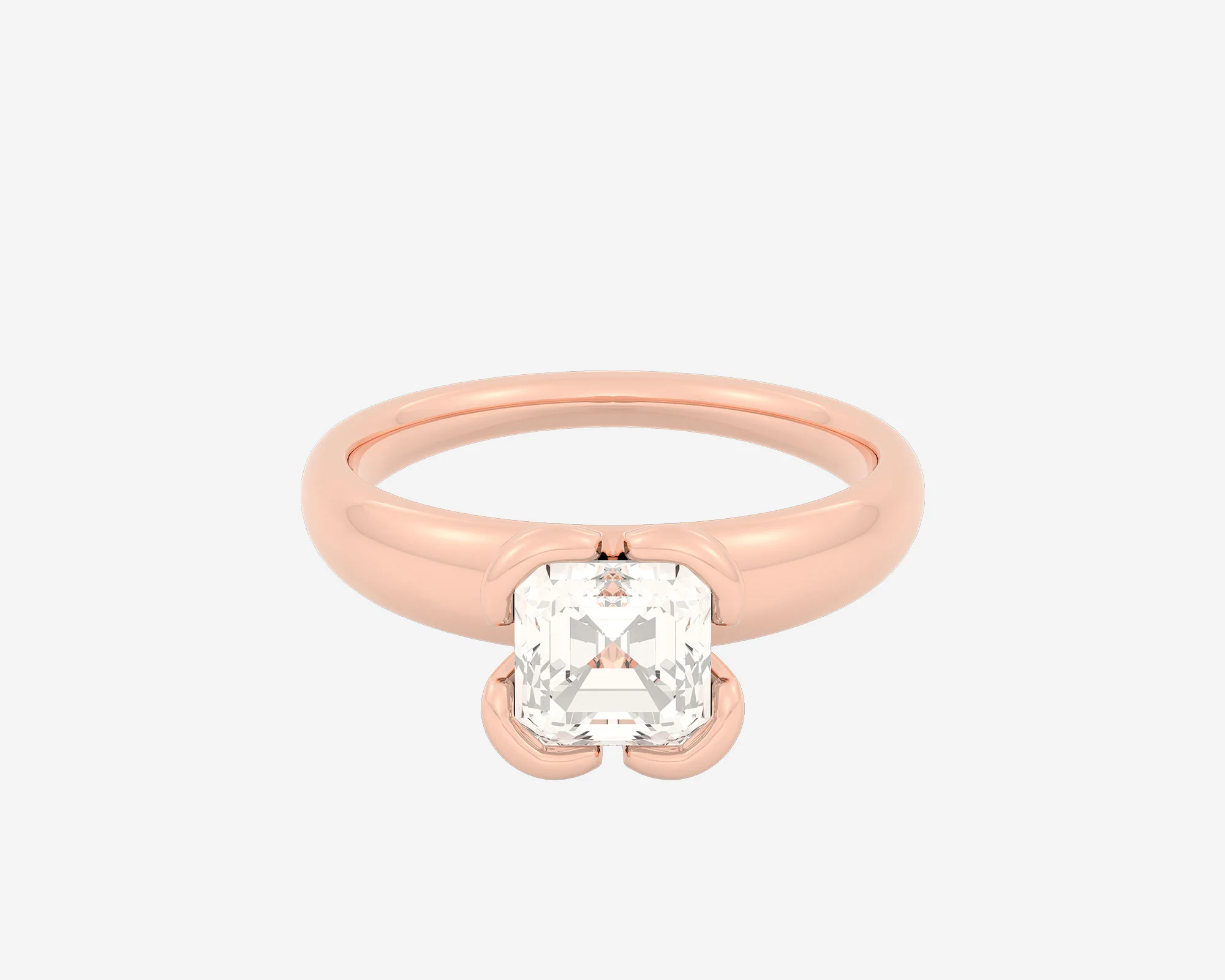 The Bloom Solitaire — Asscher - Image 11