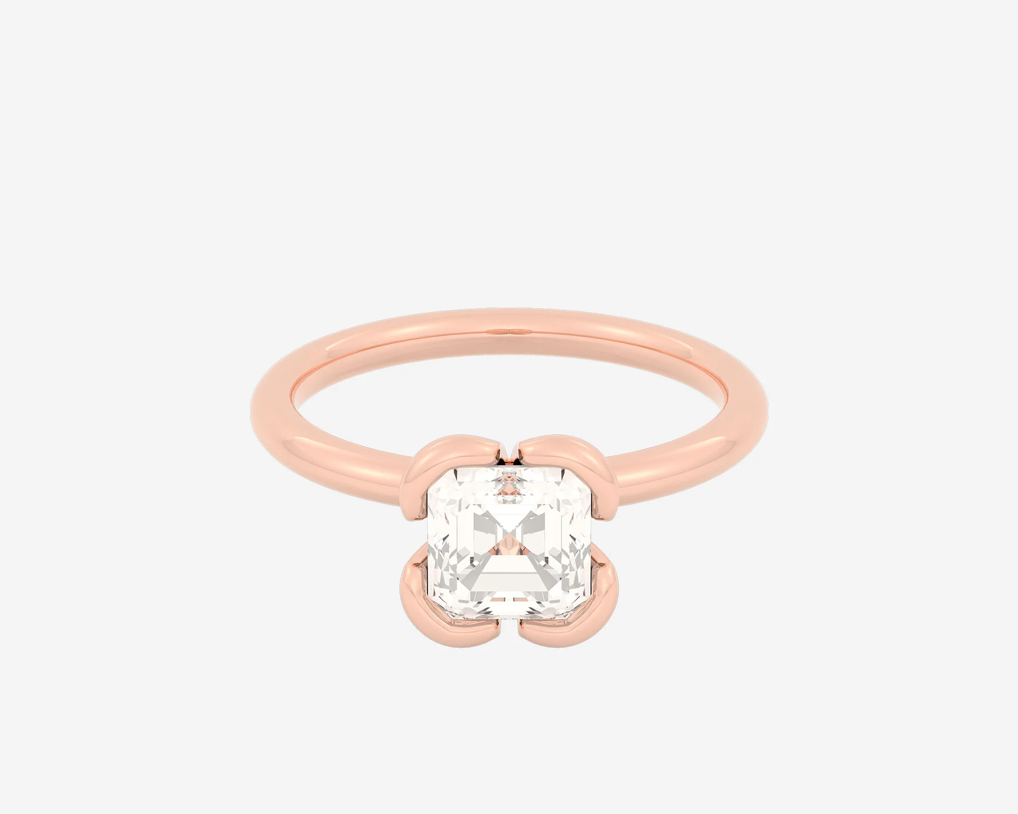 The Bloom Solitaire — Asscher - Image 3
