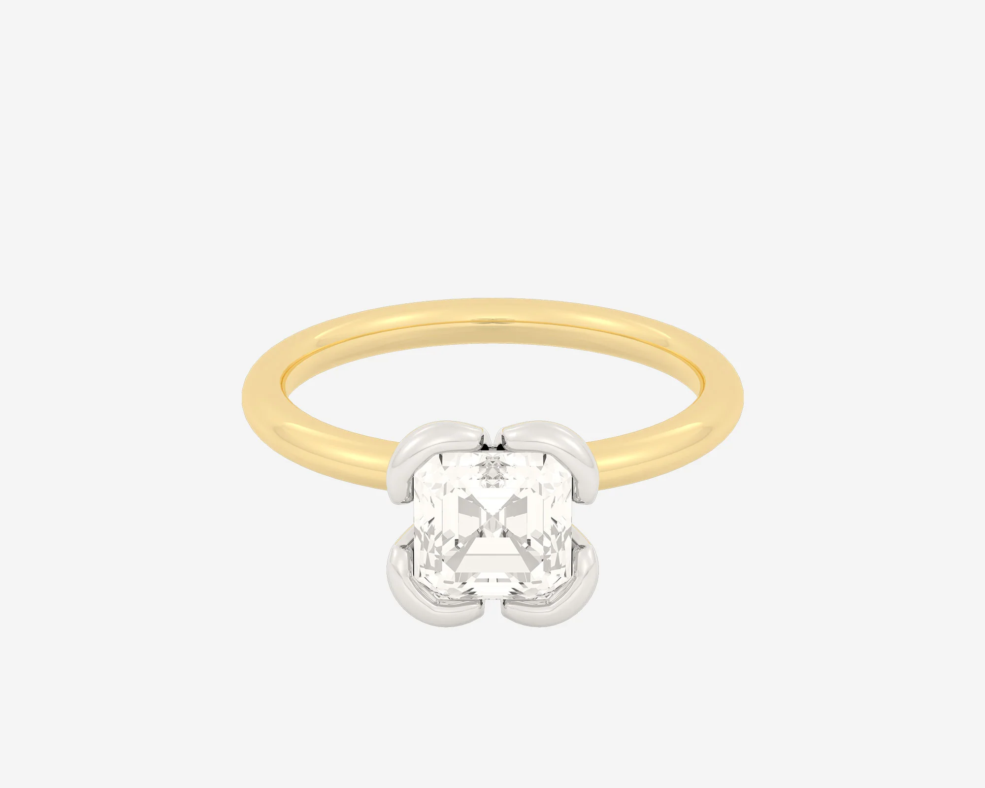 The Bloom Solitaire — Asscher - Image 4
