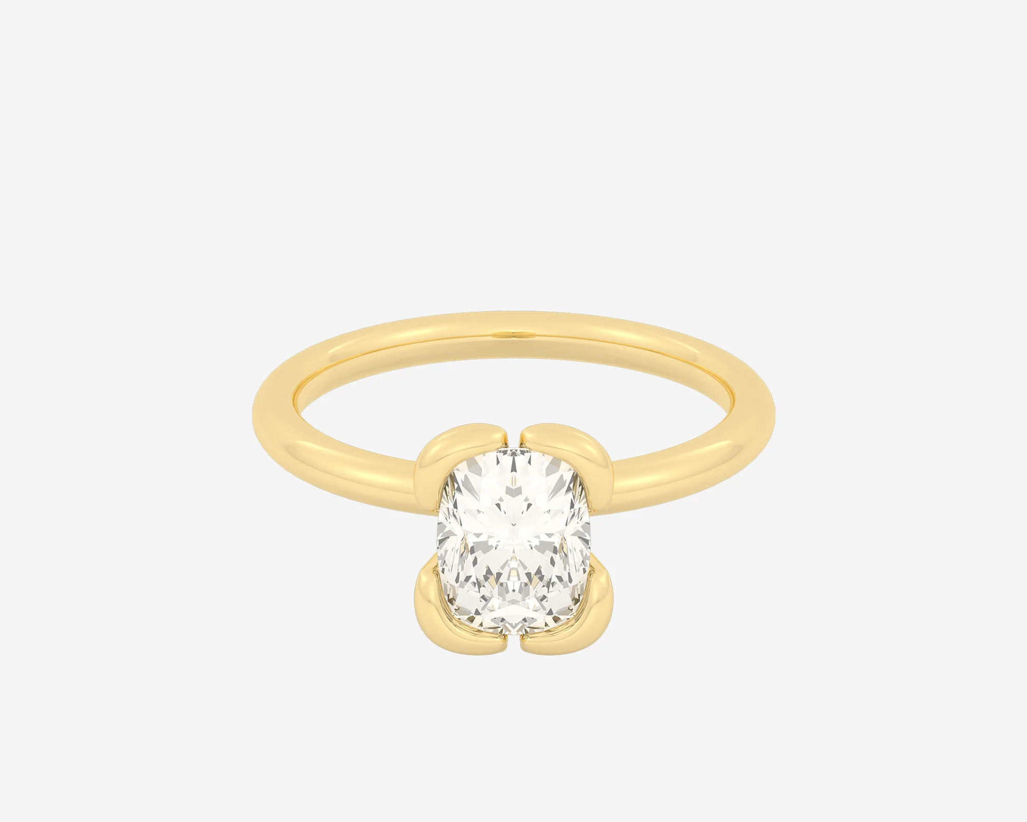 The Bloom Solitaire β Elongated Cushion