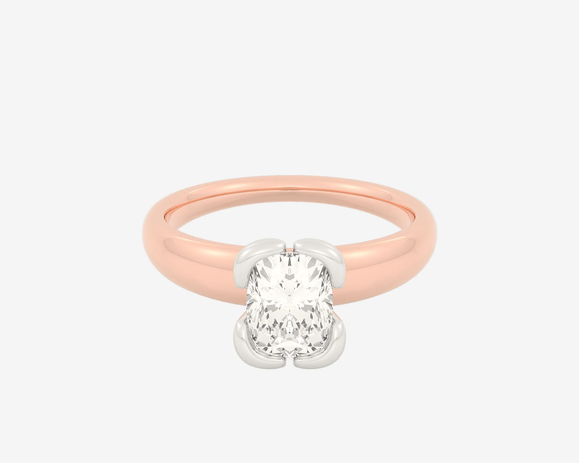 The Bloom Solitaire β Elongated Cushion - Image 12