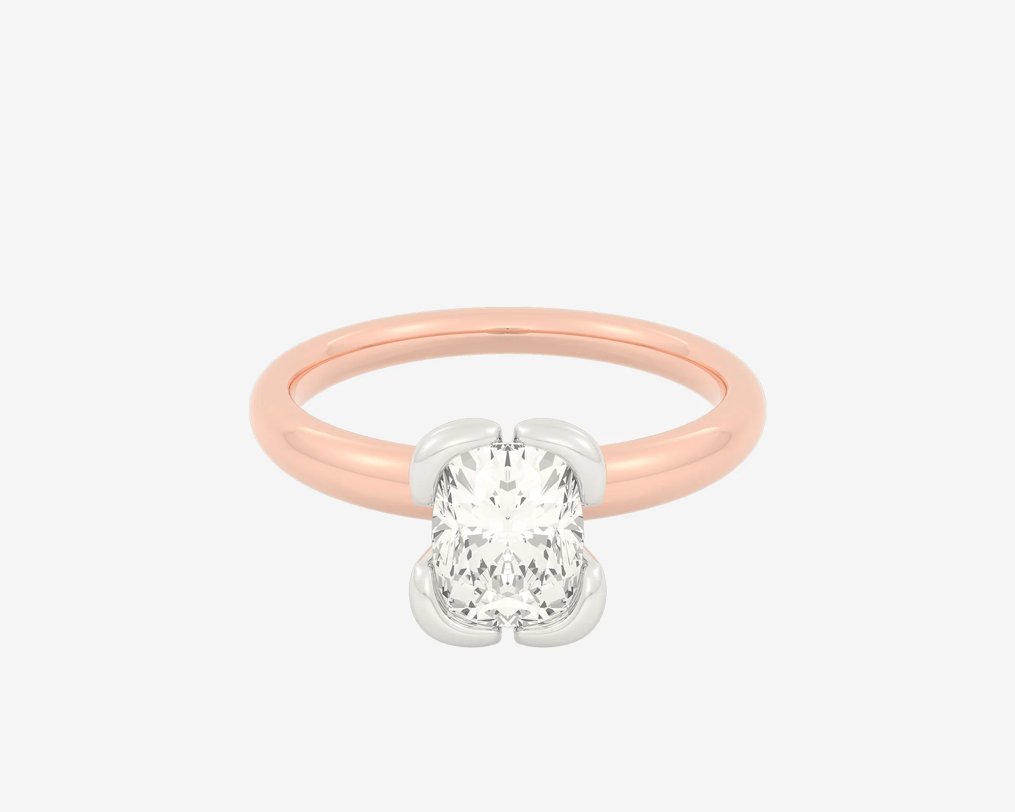 The Bloom Solitaire β Elongated Cushion - Image 7