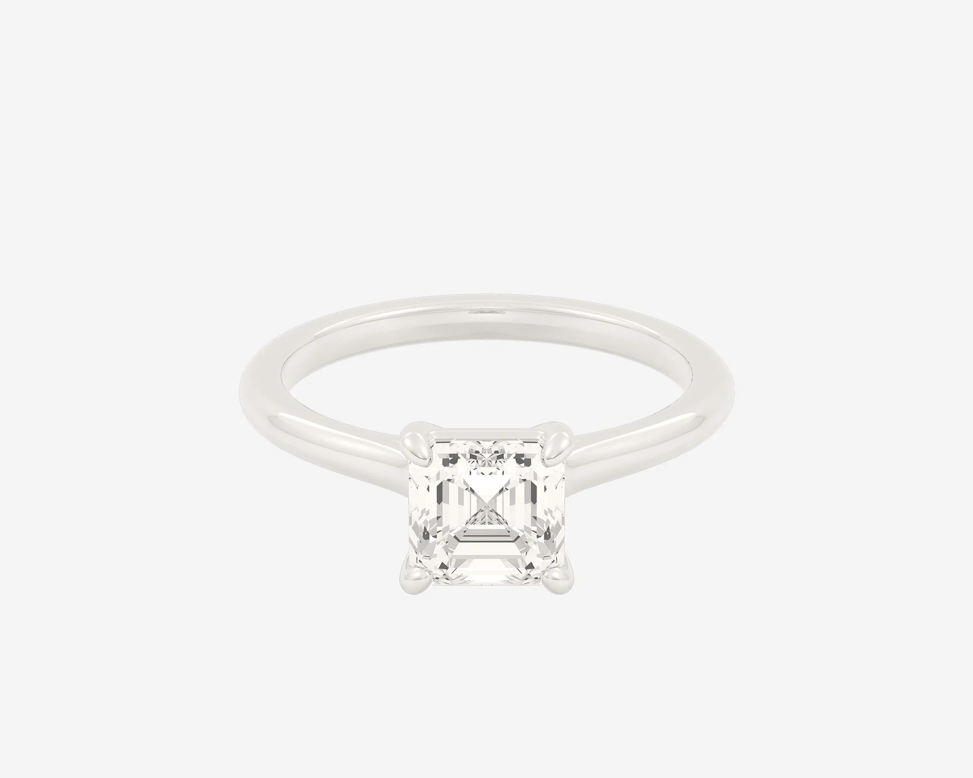 The Cathedral Solitaire — Asscher - Image 2