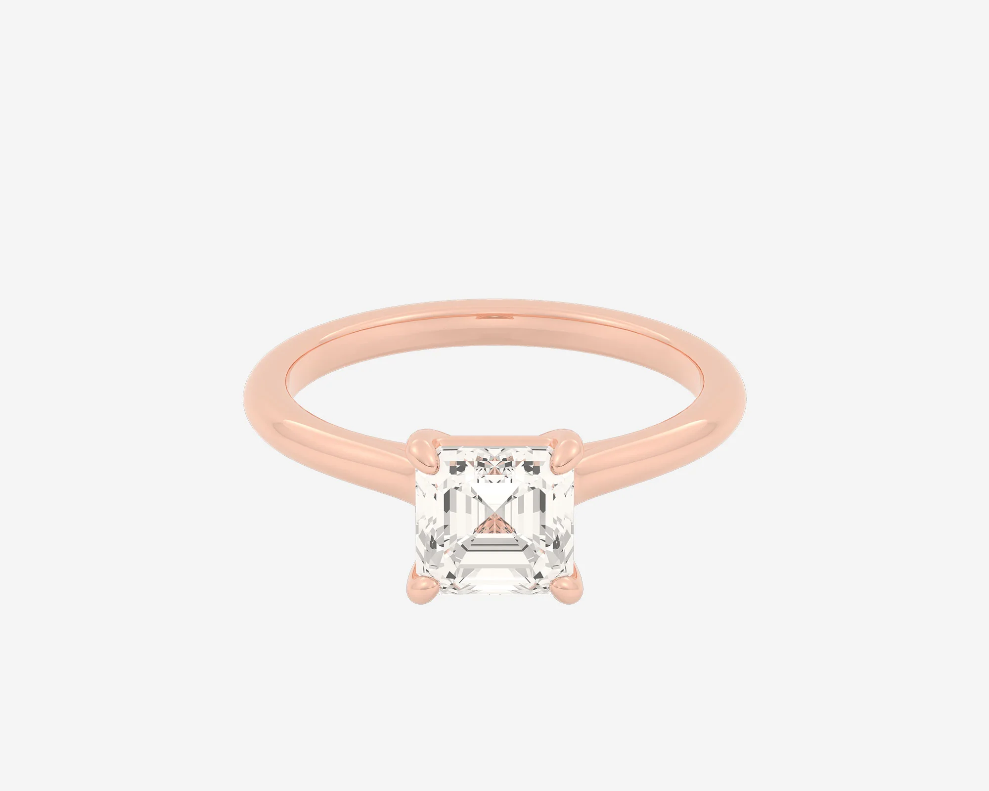 The Cathedral Solitaire — Asscher - Image 3
