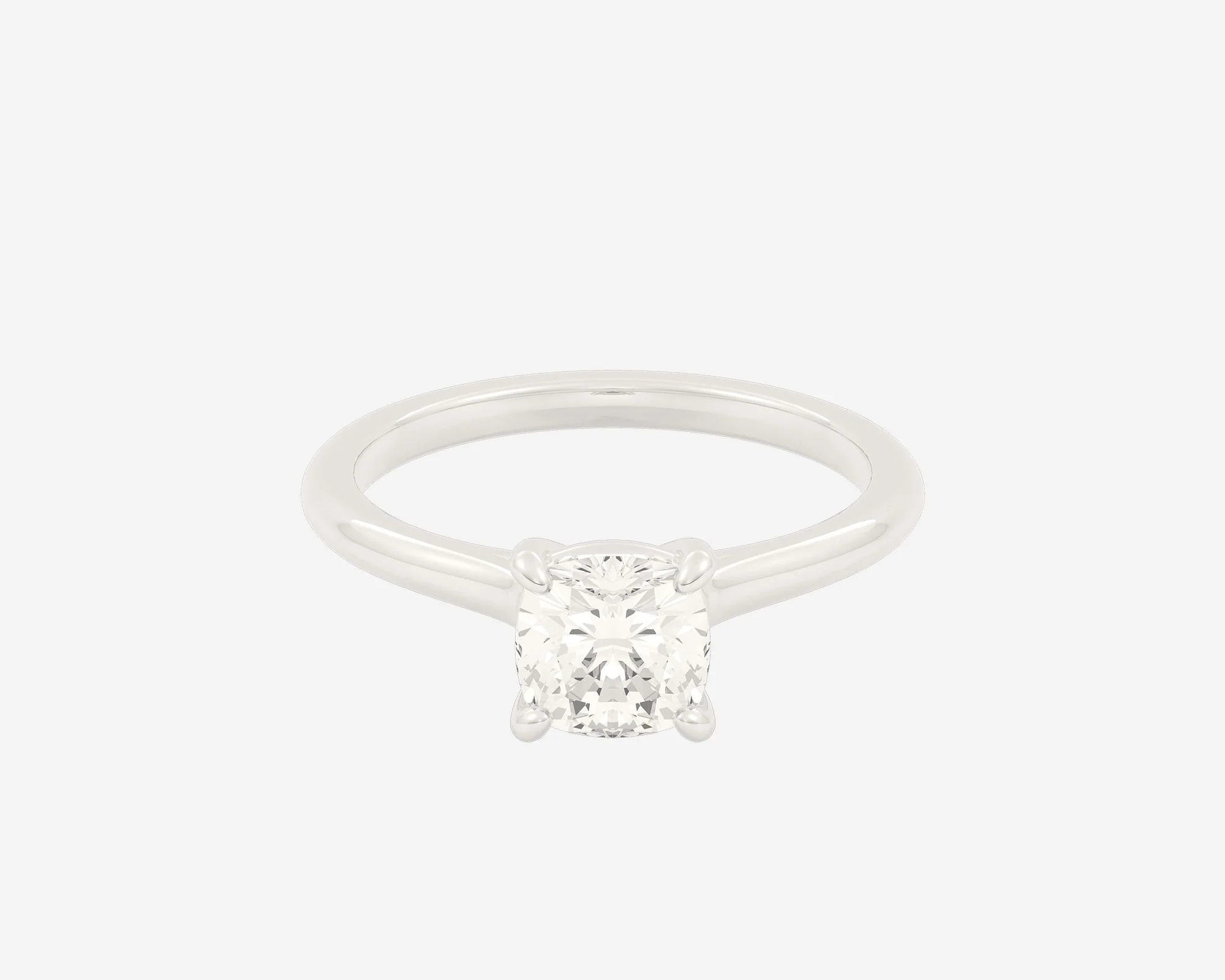 The Cathedral Solitaire — Cushion - Image 2