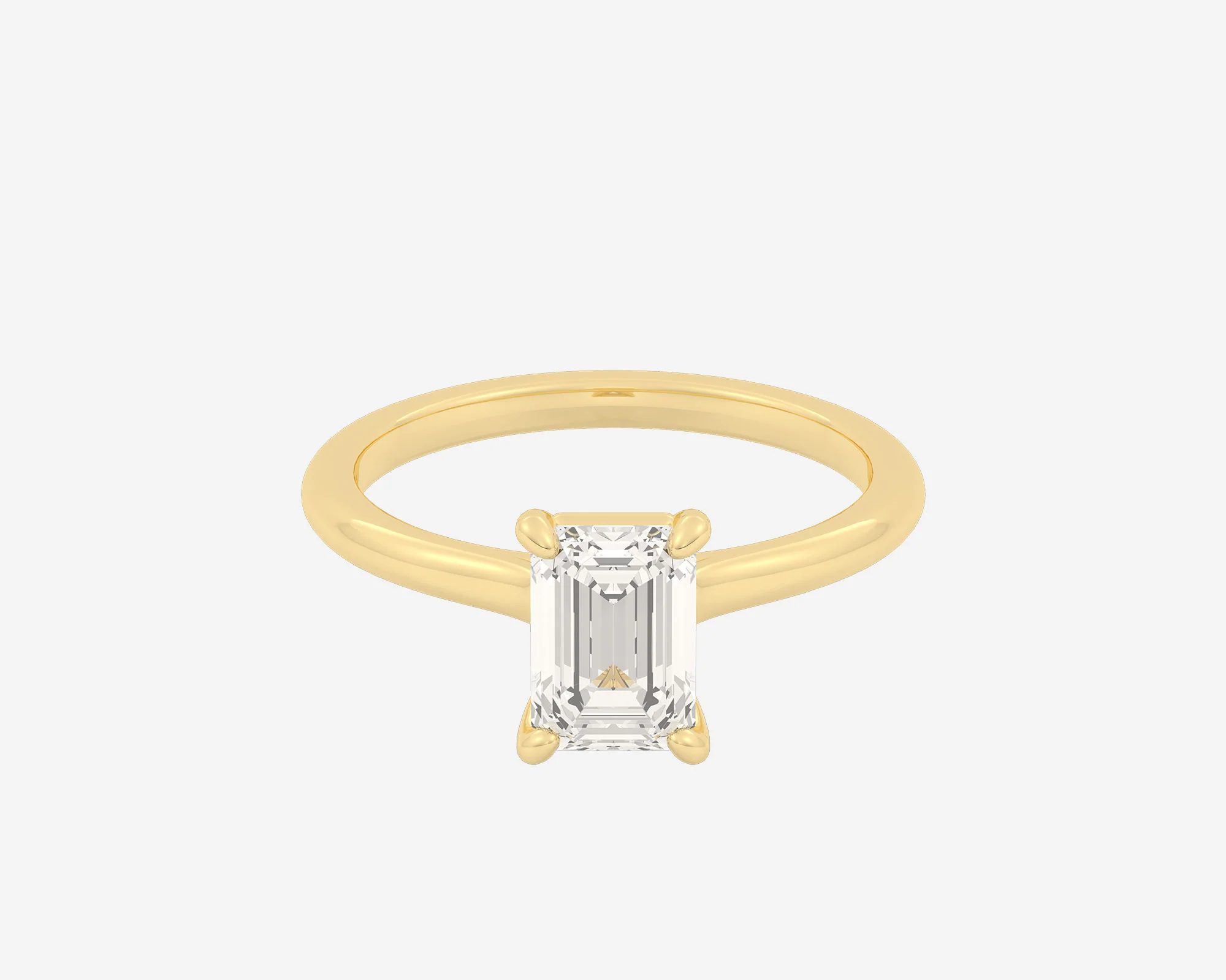 The Cathedral Solitaire — Emerald