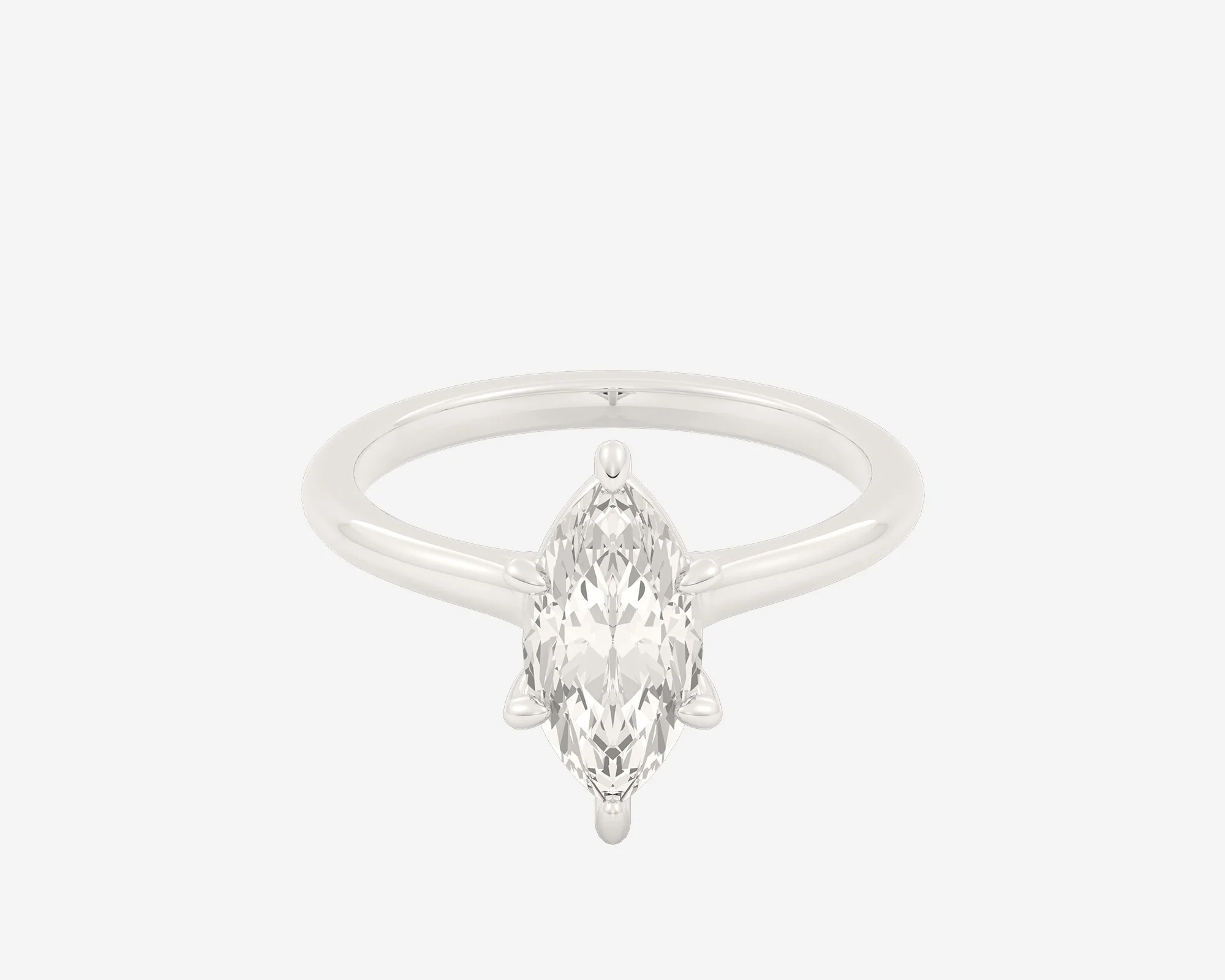 The Cathedral Solitaire — Marquise - Image 2