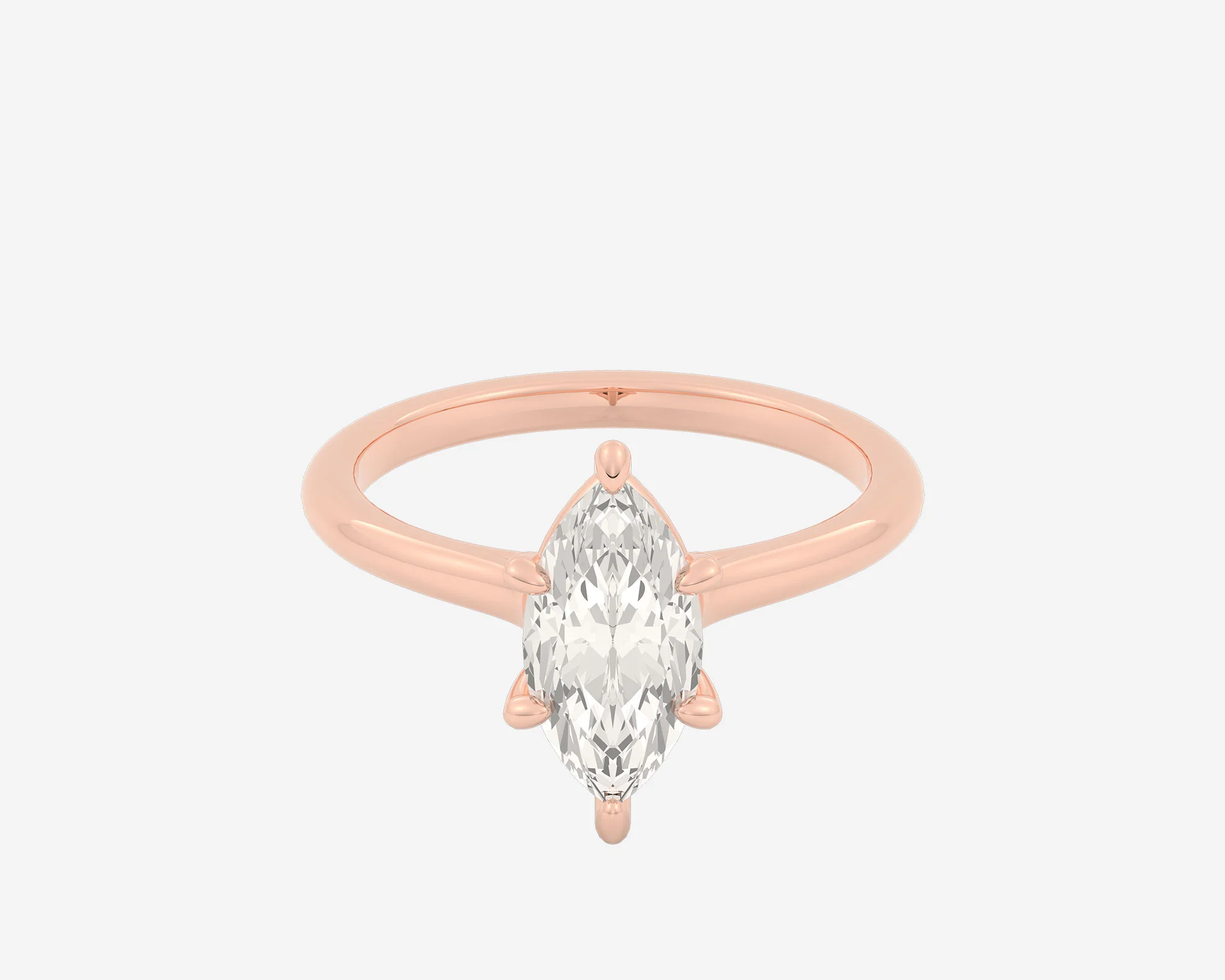 The Cathedral Solitaire — Marquise - Image 3