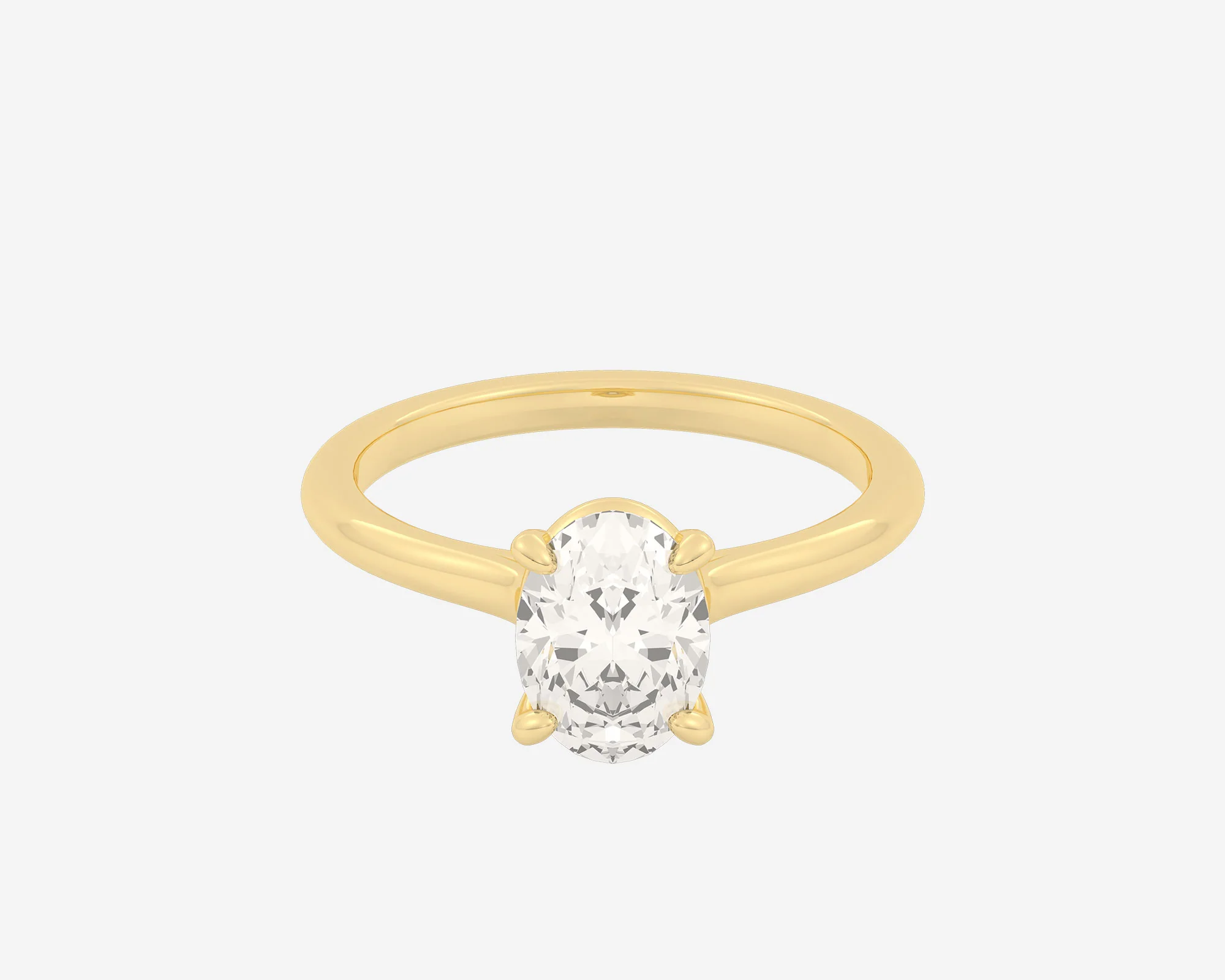 The Cathedral Solitaire — Oval