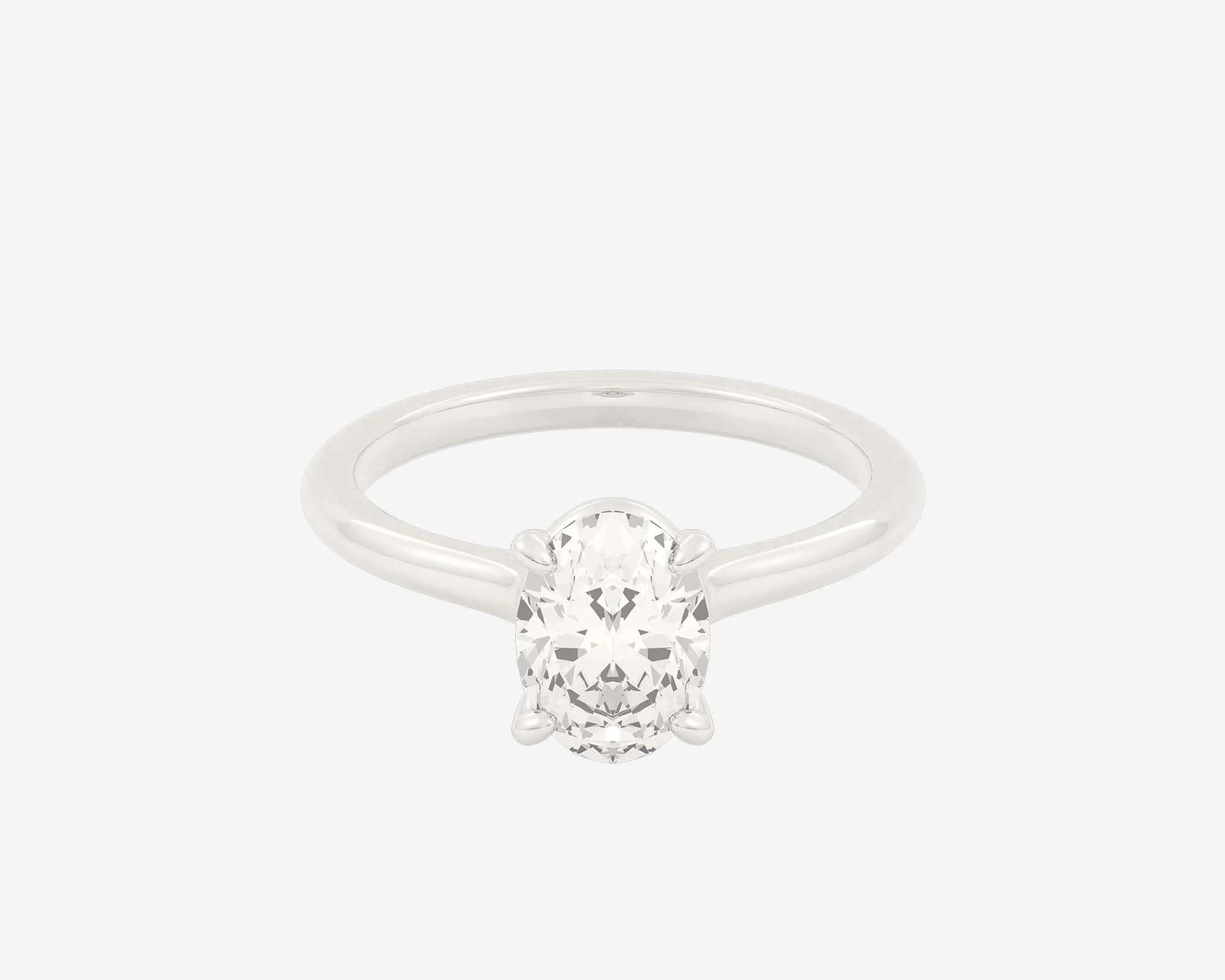 The Cathedral Solitaire — Oval - Image 2