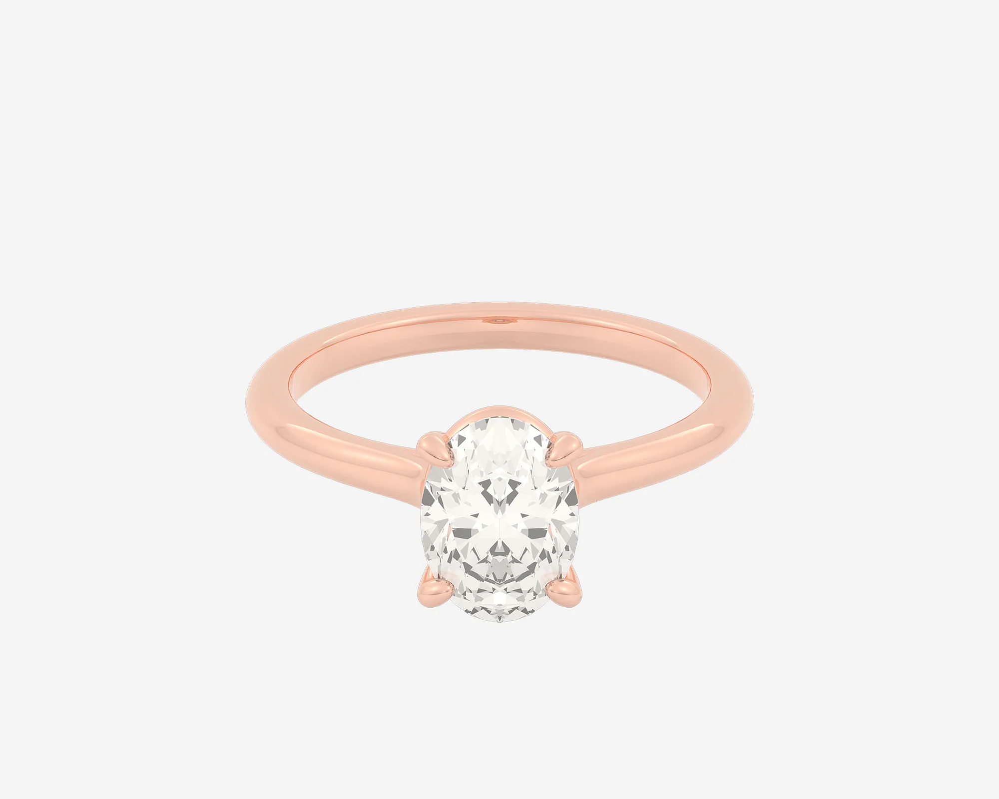 The Cathedral Solitaire — Oval - Image 3