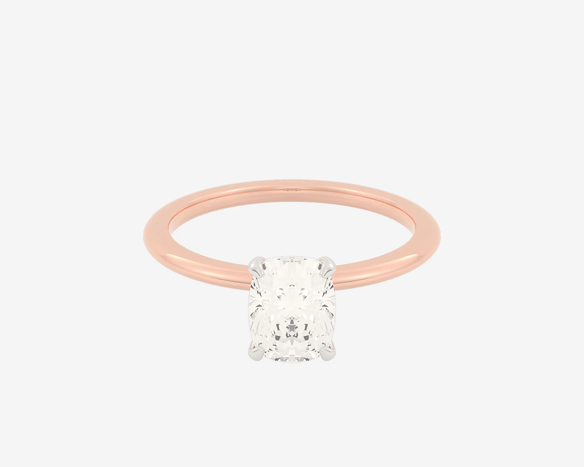 The Domed Solitaire — Elongated Cushion - Image 13