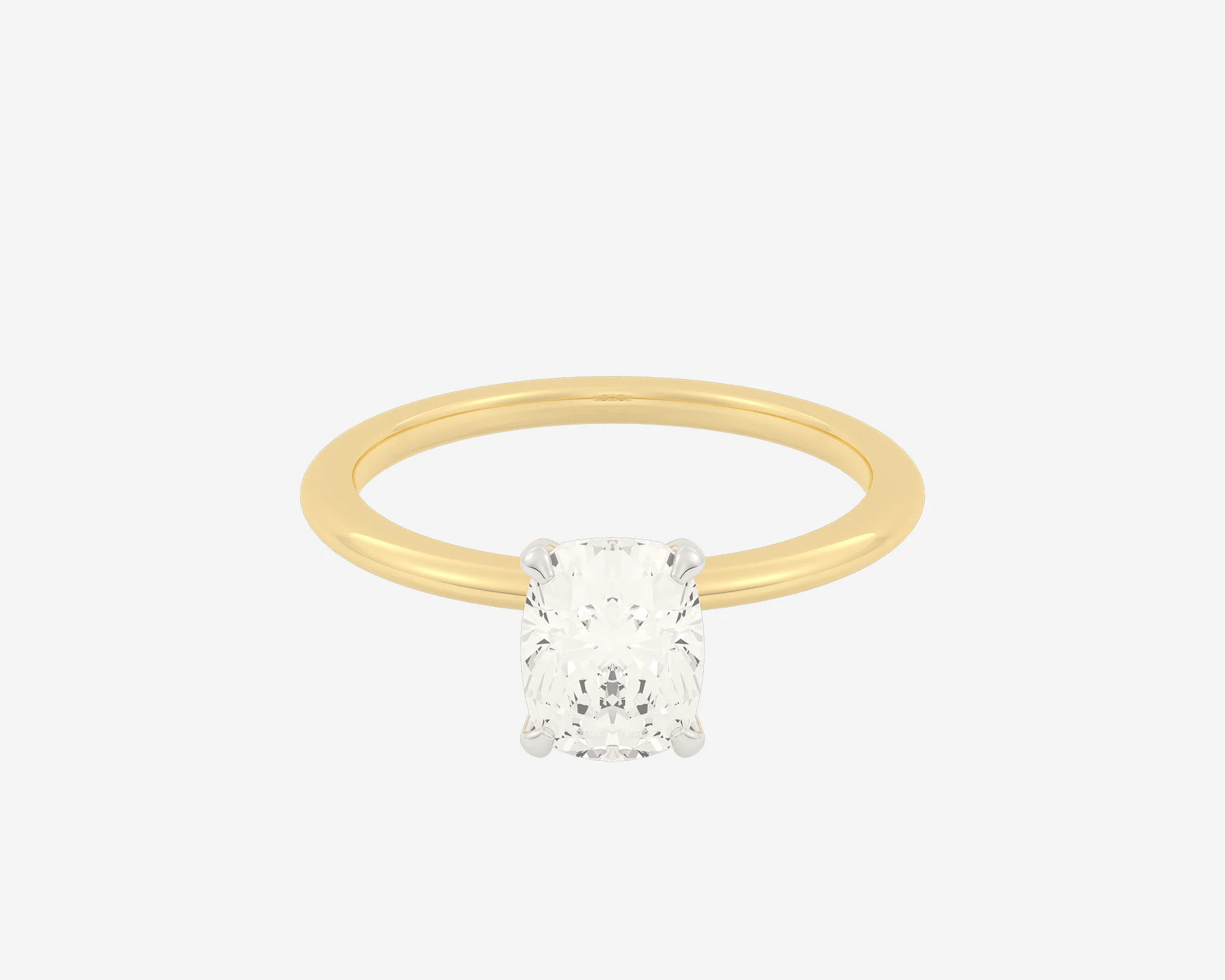 The Domed Solitaire — Elongated Cushion - Image 14