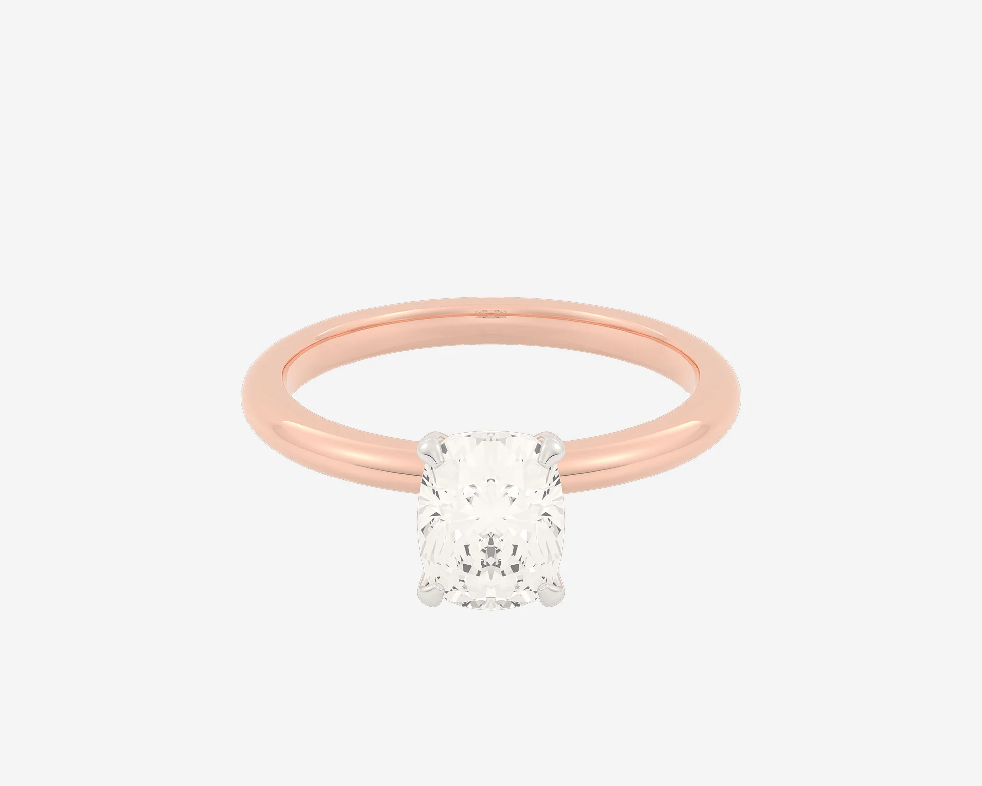 The Domed Solitaire — Elongated Cushion - Image 15