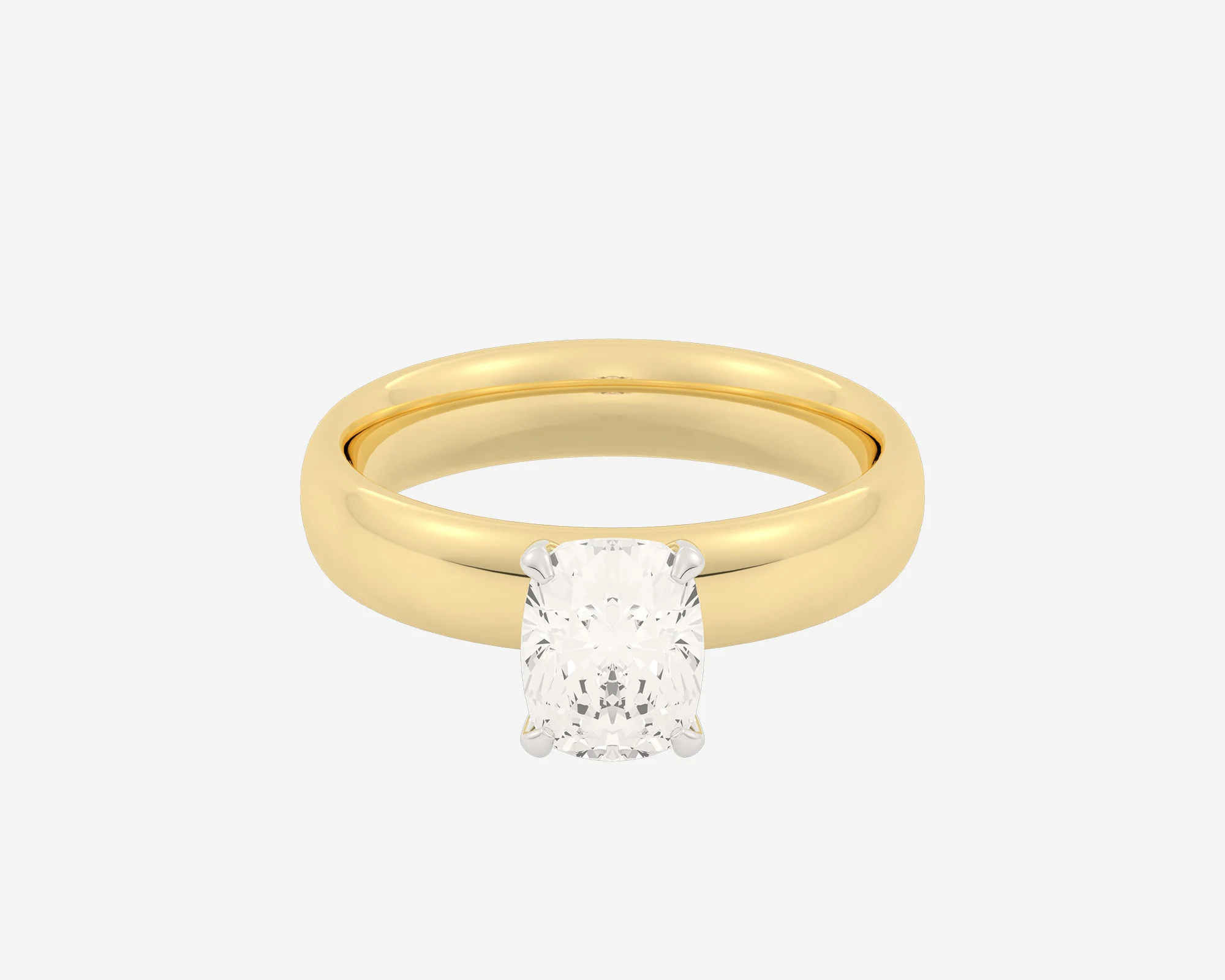 The Domed Solitaire — Elongated Cushion - Image 20
