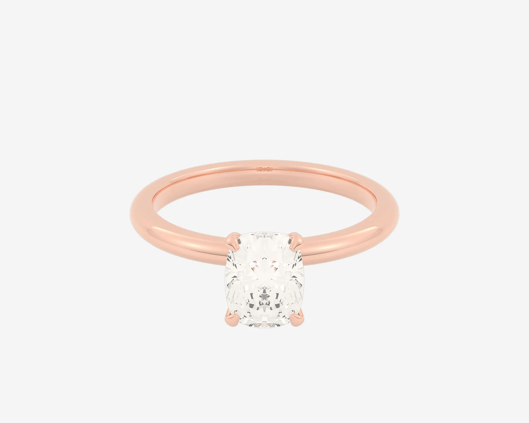 The Domed Solitaire — Elongated Cushion - Image 4