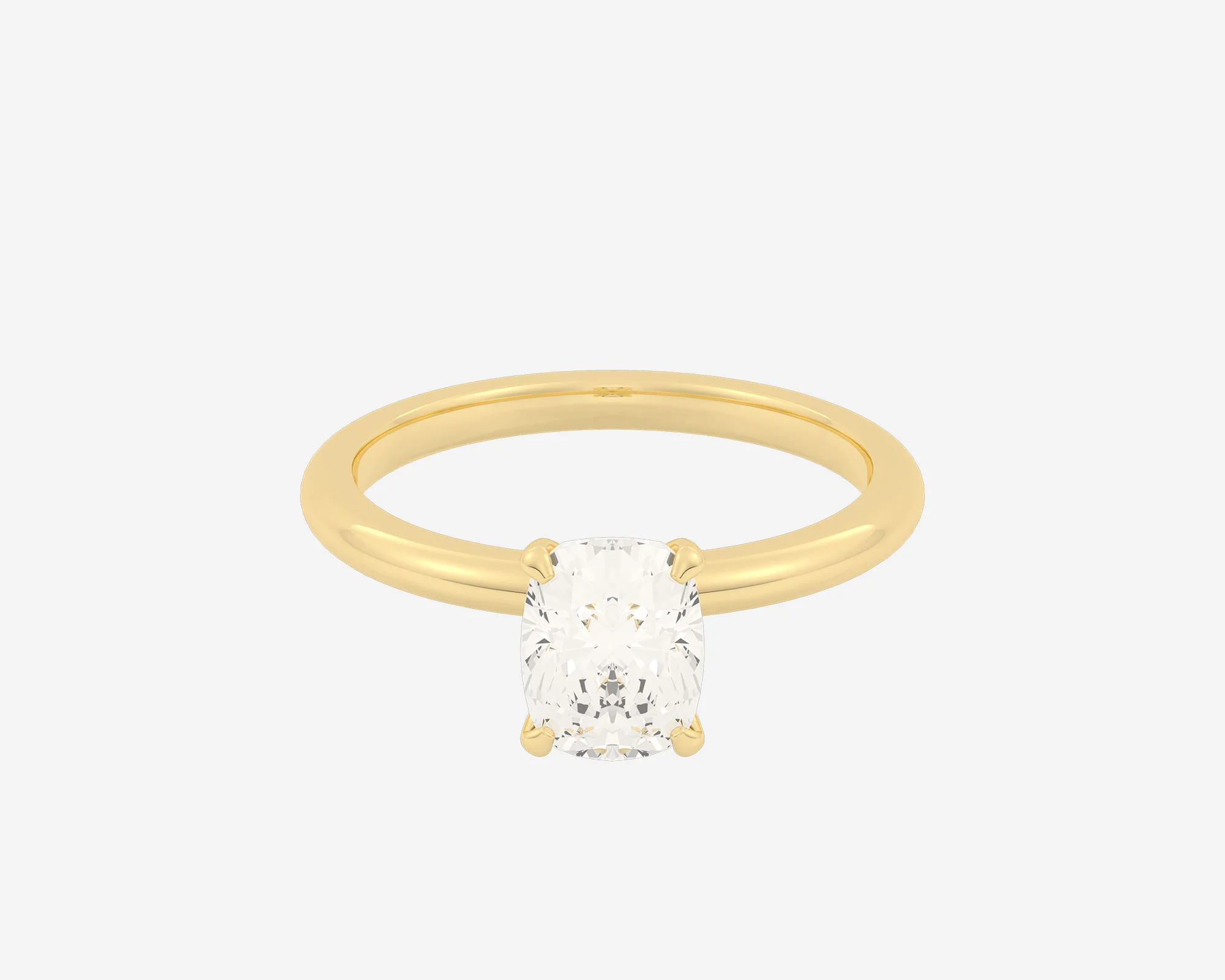 The Domed Solitaire — Elongated Cushion - Image 6