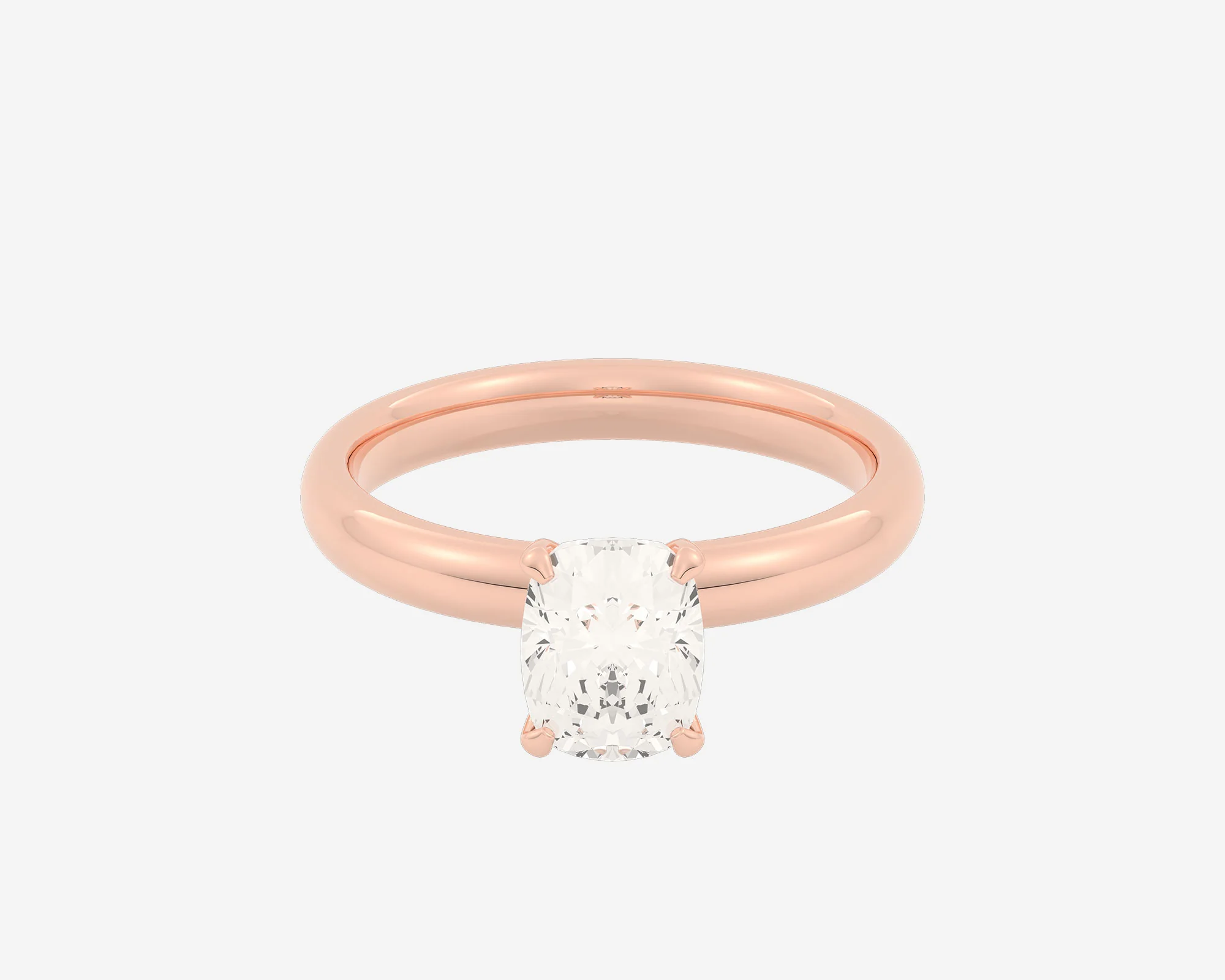 The Domed Solitaire — Elongated Cushion - Image 7