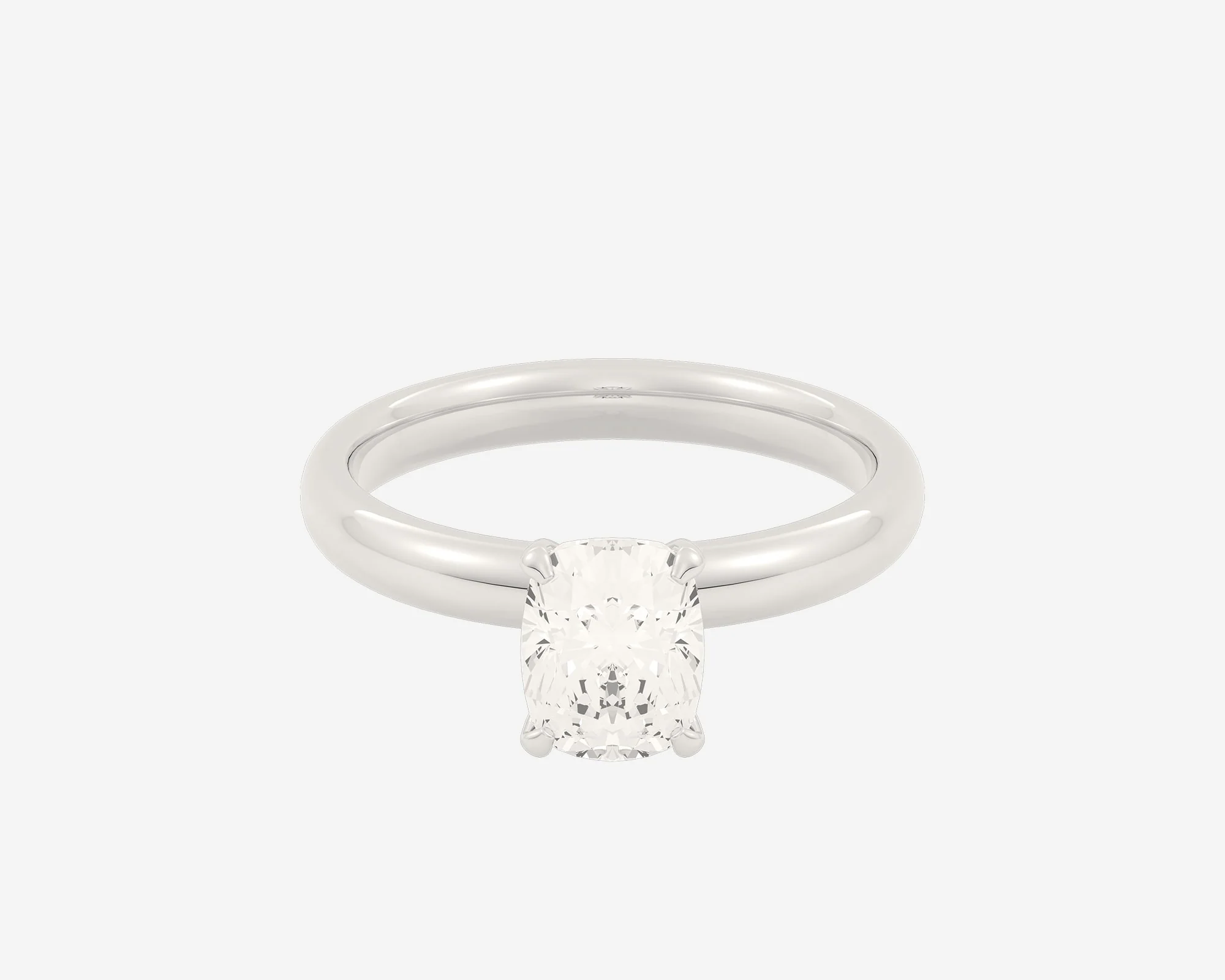 The Domed Solitaire — Elongated Cushion - Image 8