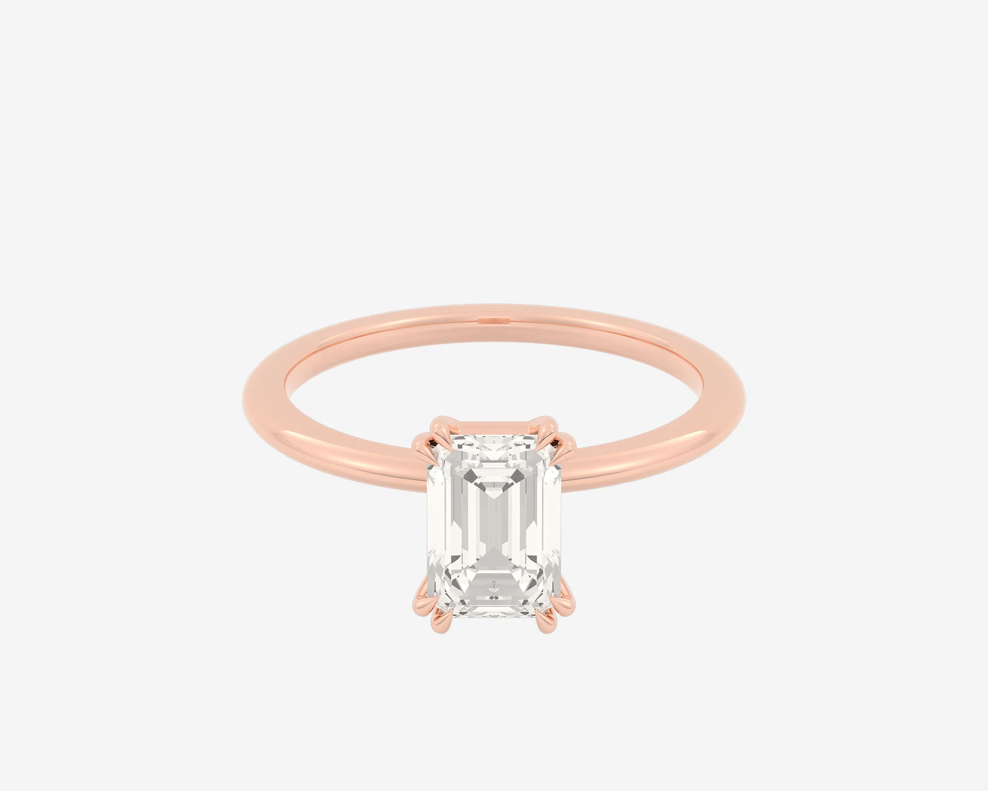The Double Claw Solitaire — Emerald - Image 10