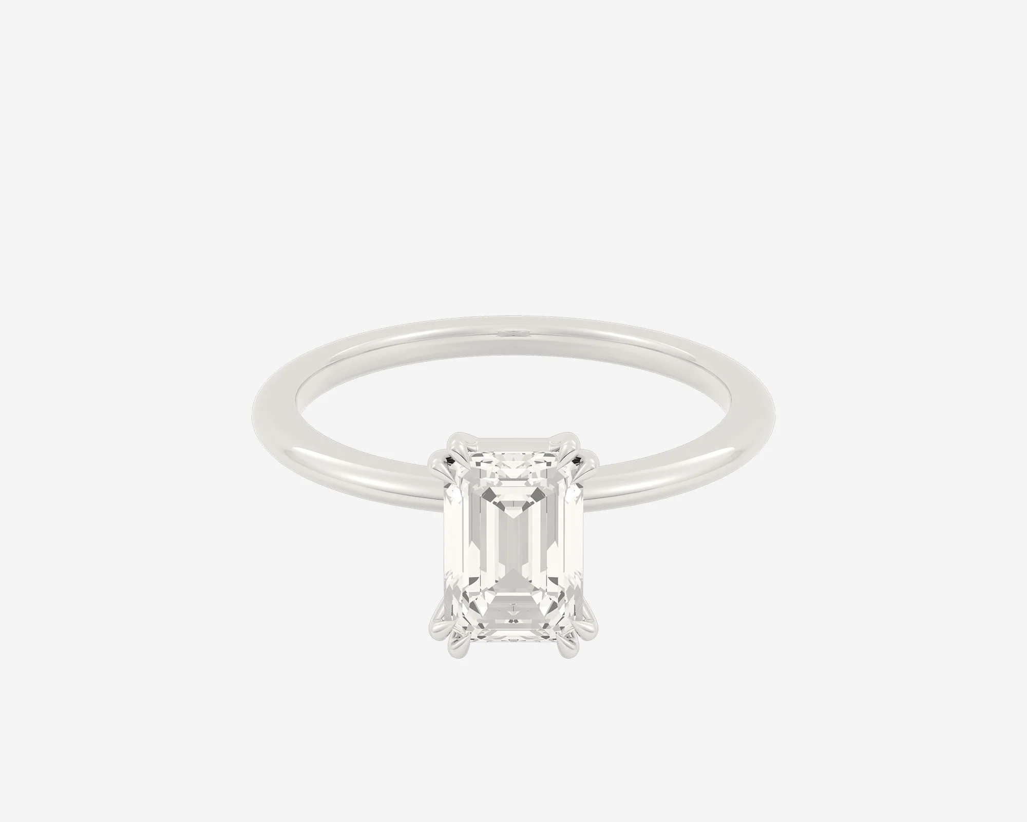 The Double Claw Solitaire — Emerald - Image 11