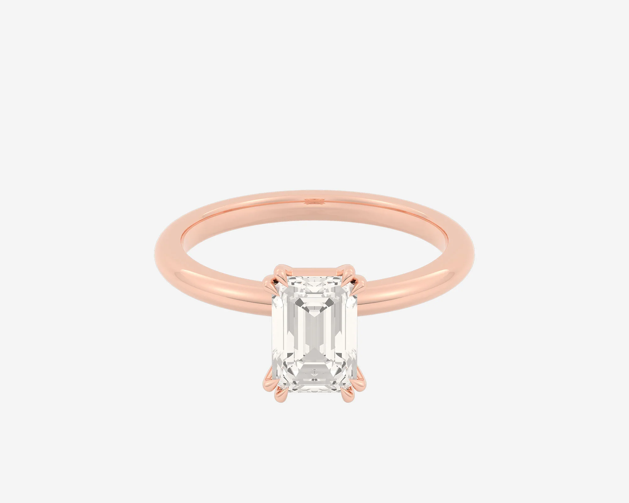 The Double Claw Solitaire — Emerald - Image 3