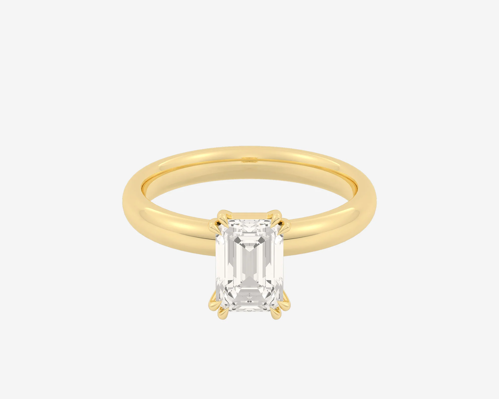 The Double Claw Solitaire — Emerald - Image 4