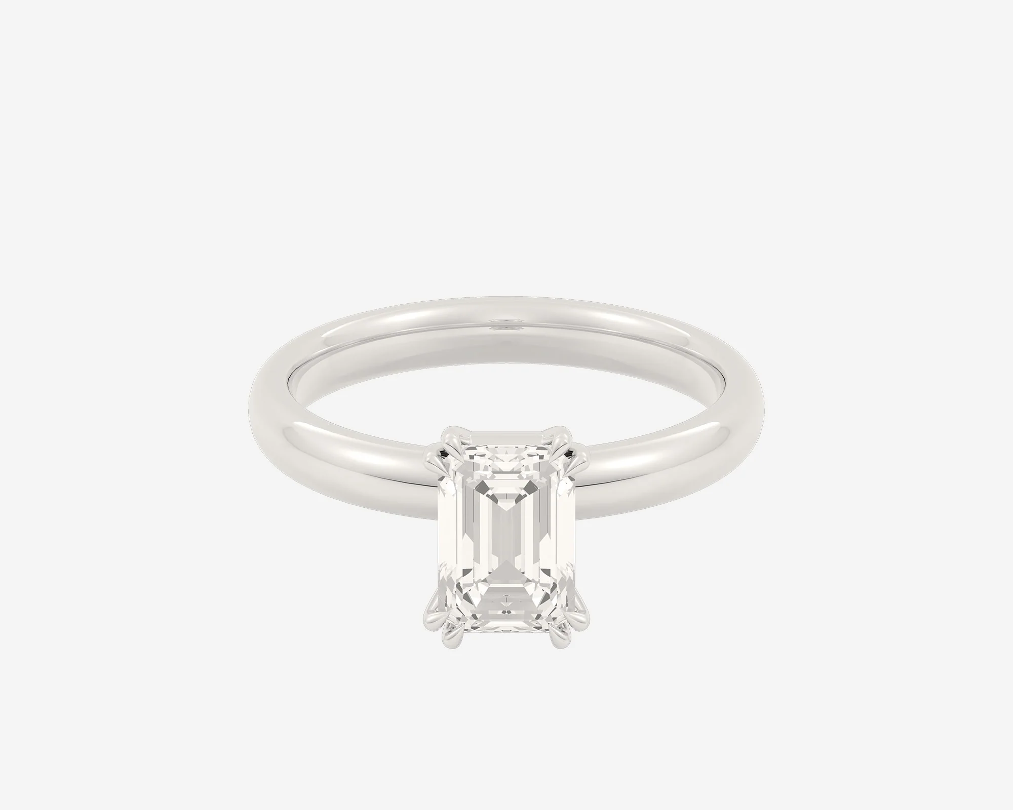 The Double Claw Solitaire — Emerald - Image 5
