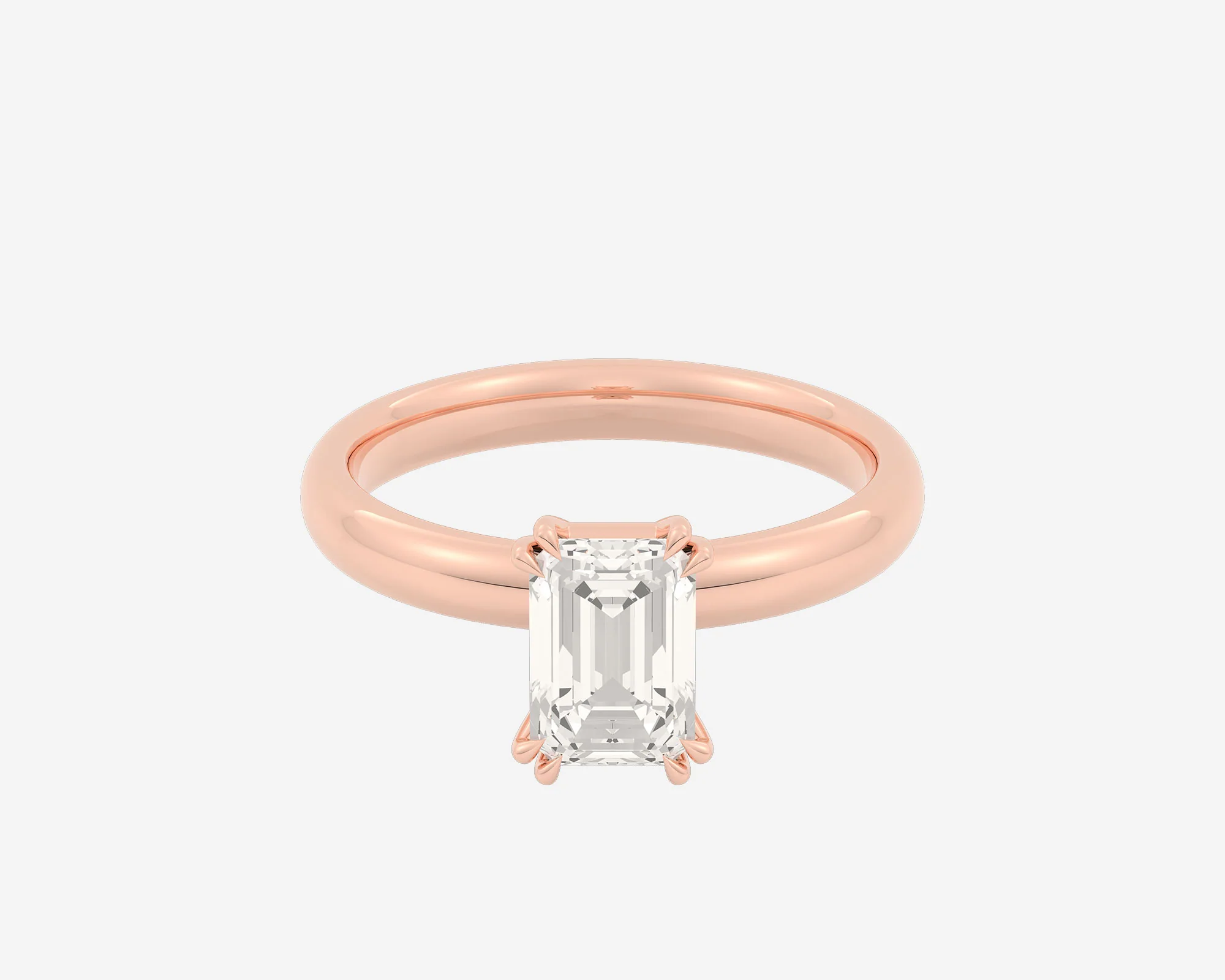 The Double Claw Solitaire — Emerald - Image 6