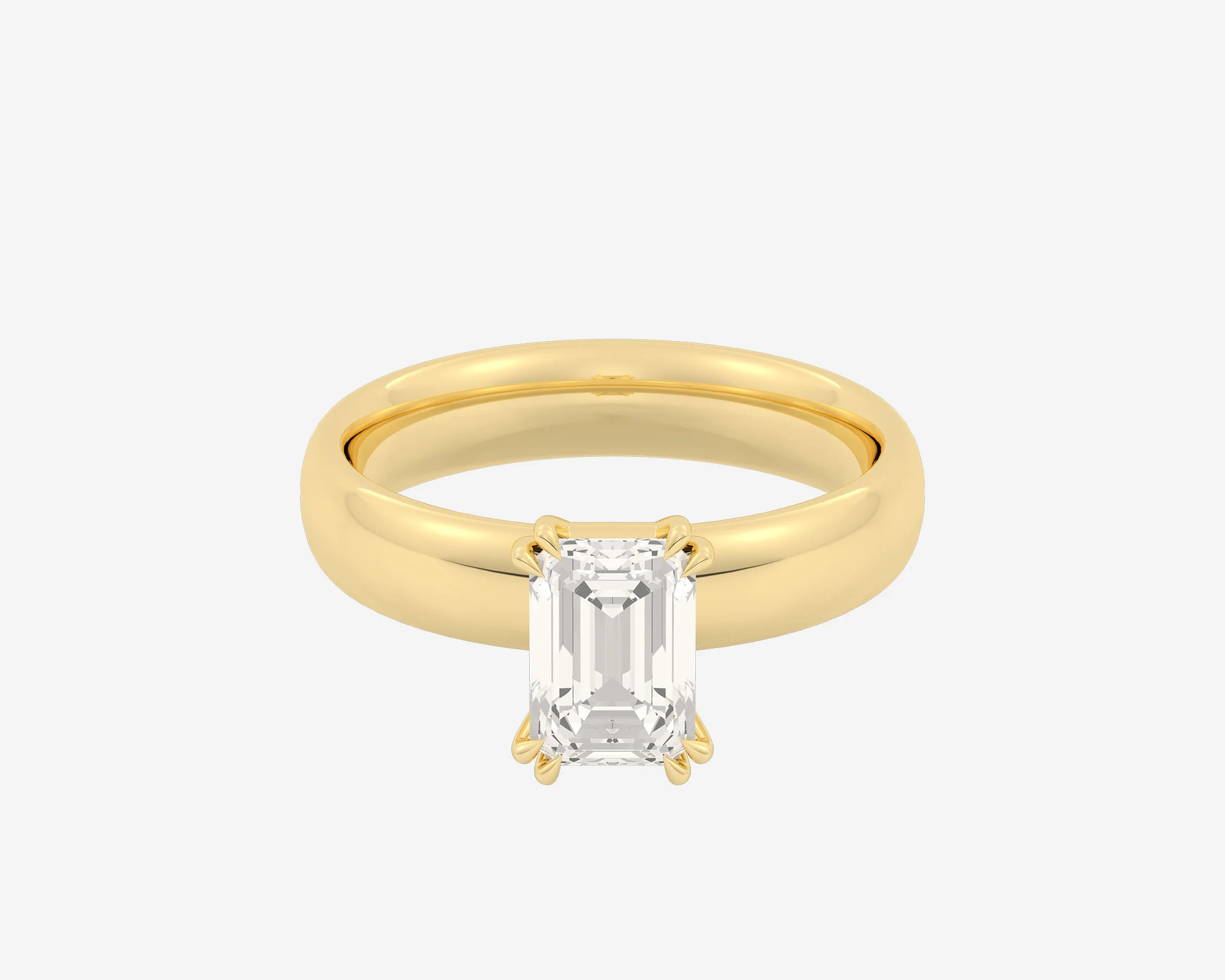 The Double Claw Solitaire — Emerald - Image 7
