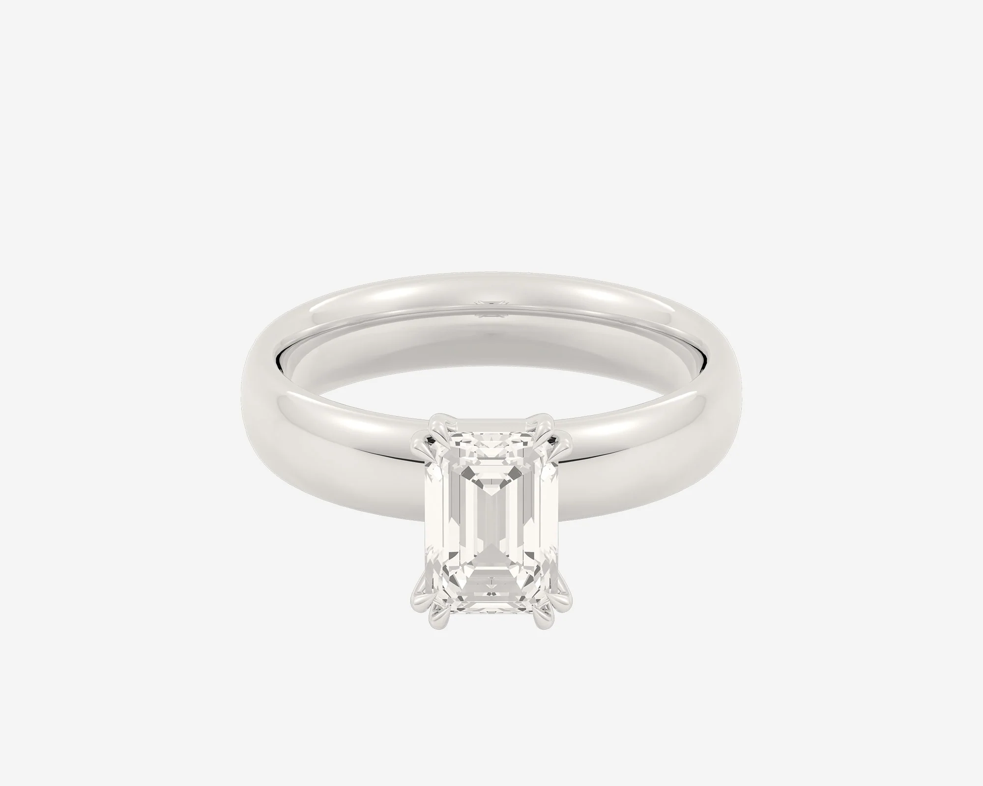 The Double Claw Solitaire — Emerald - Image 8