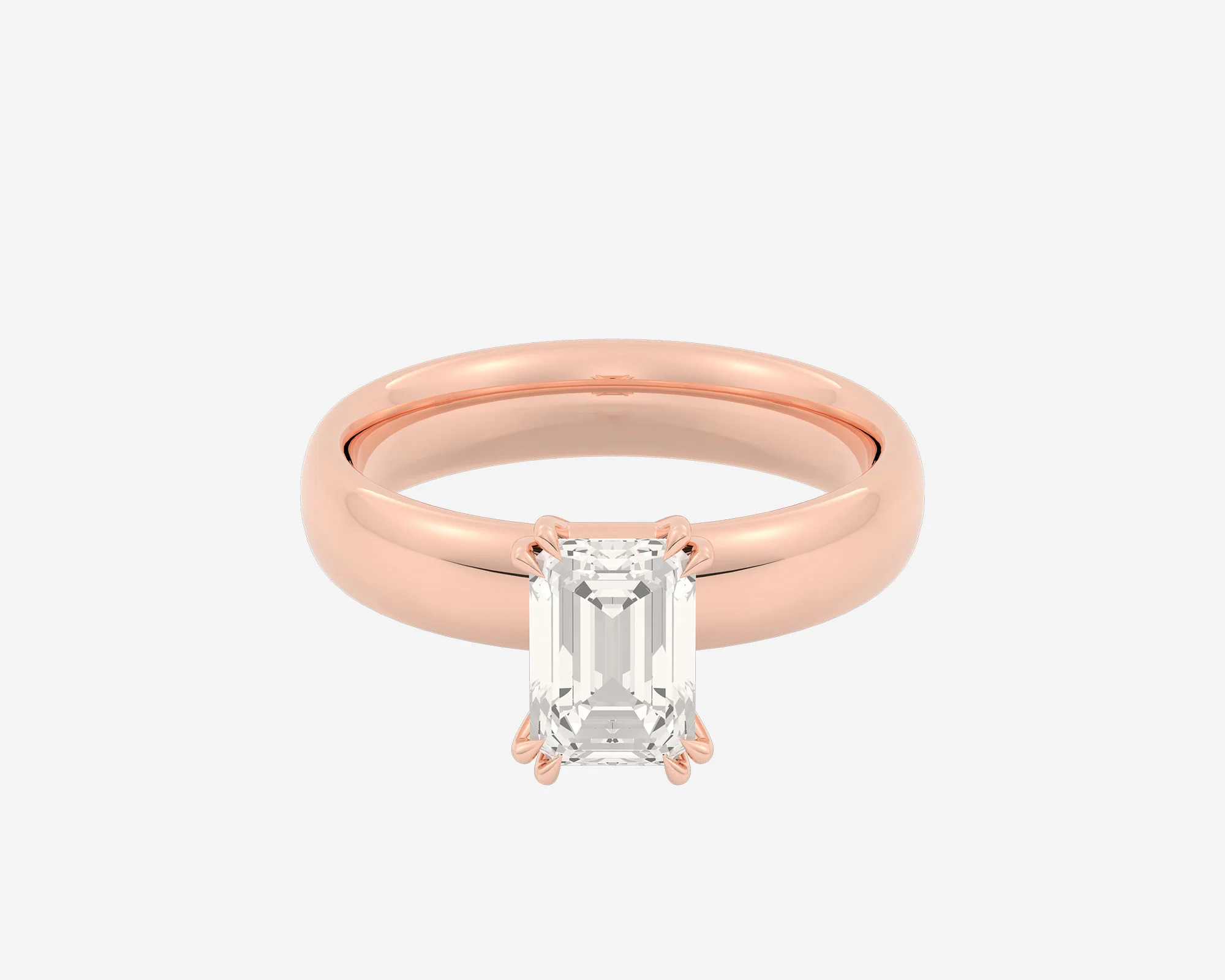 The Double Claw Solitaire — Emerald - Image 9