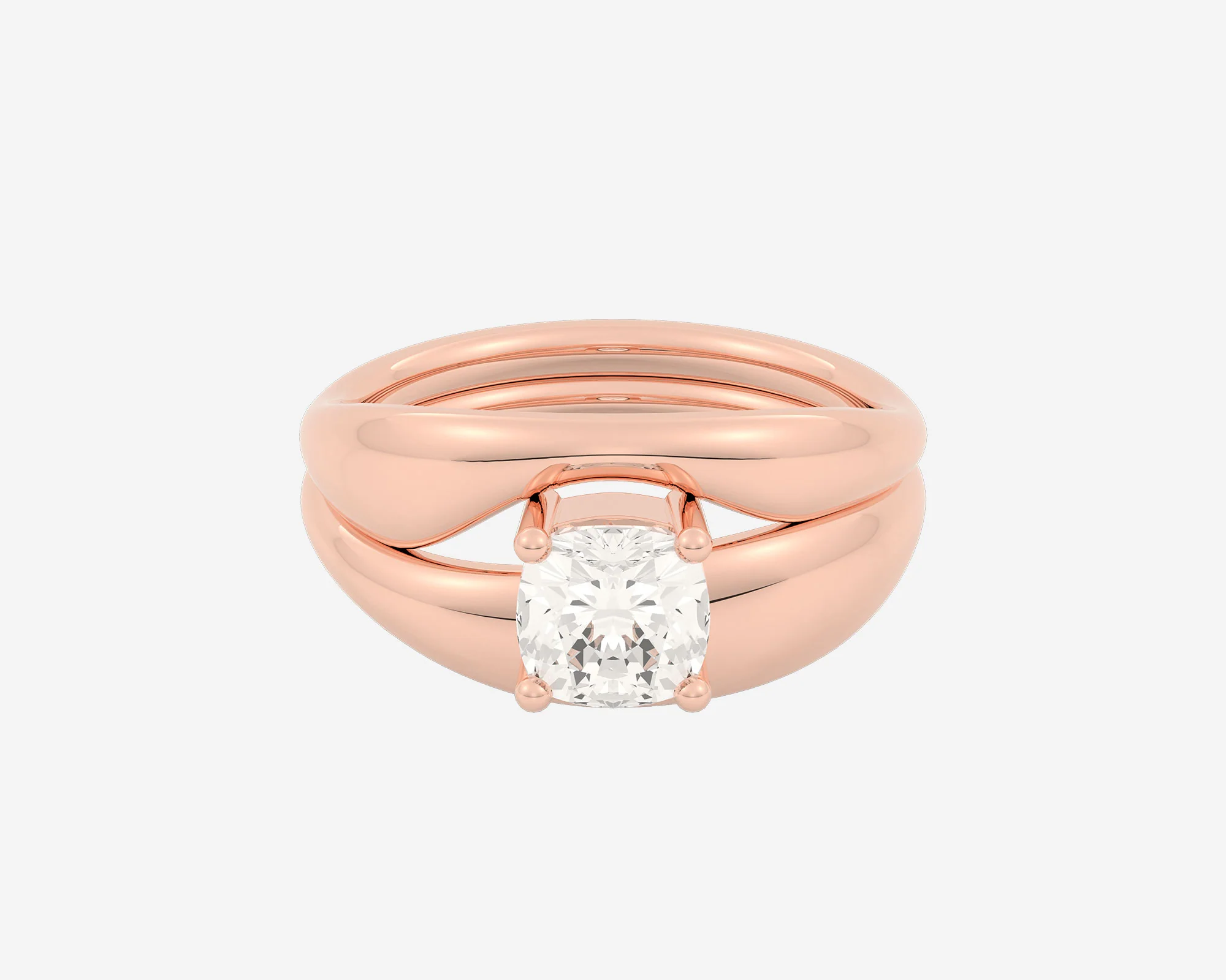 The Embrace Solitaire Set — Cushion - Image 3