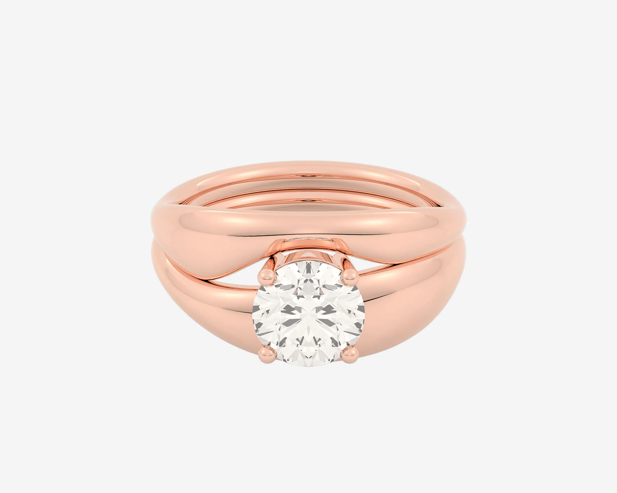 The Embrace Solitaire Set — Round - Image 3