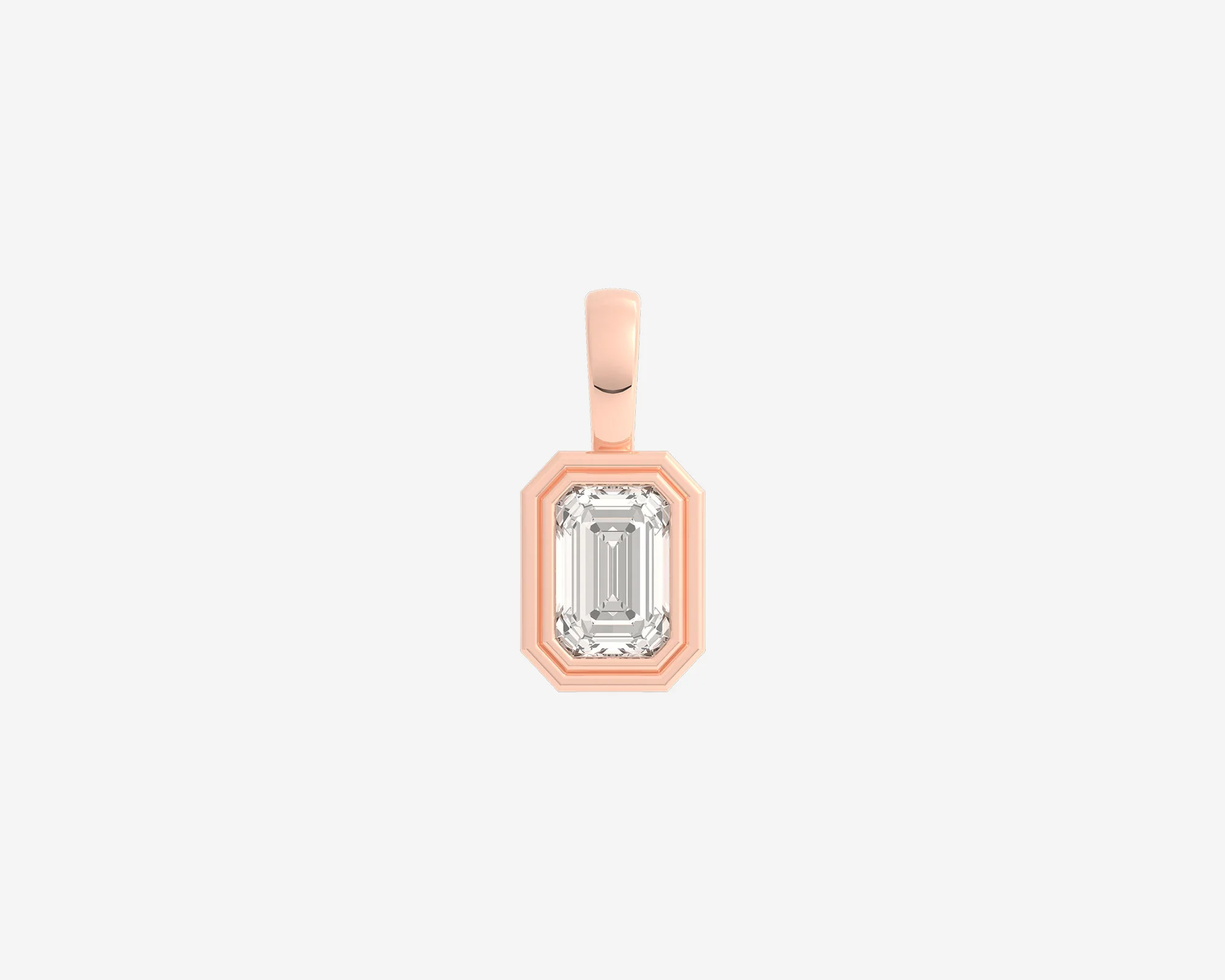 The Emerald Bezel Pendant - Image 3