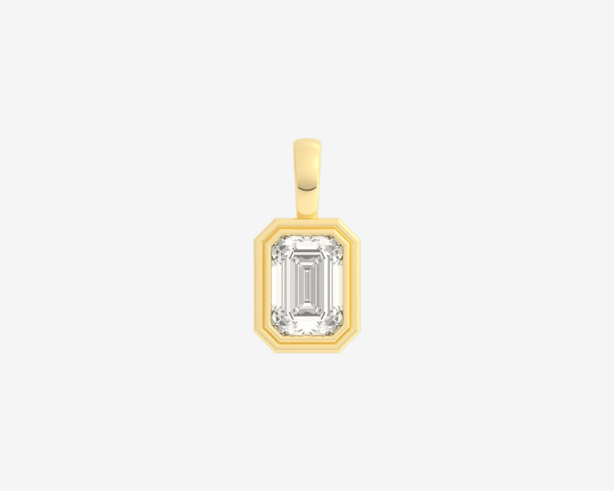 The Emerald Bezel Pendant - Image 4