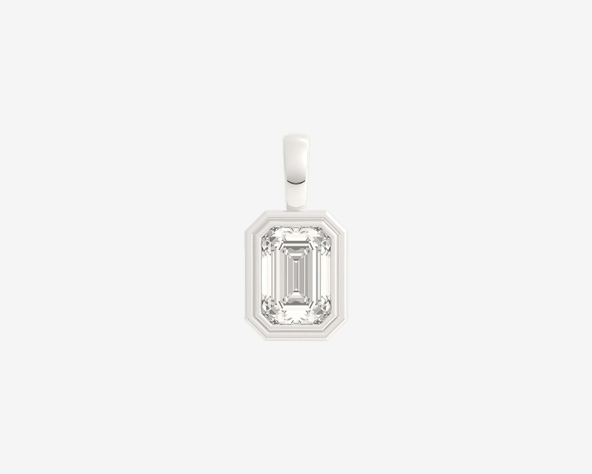 The Emerald Bezel Pendant - Image 5