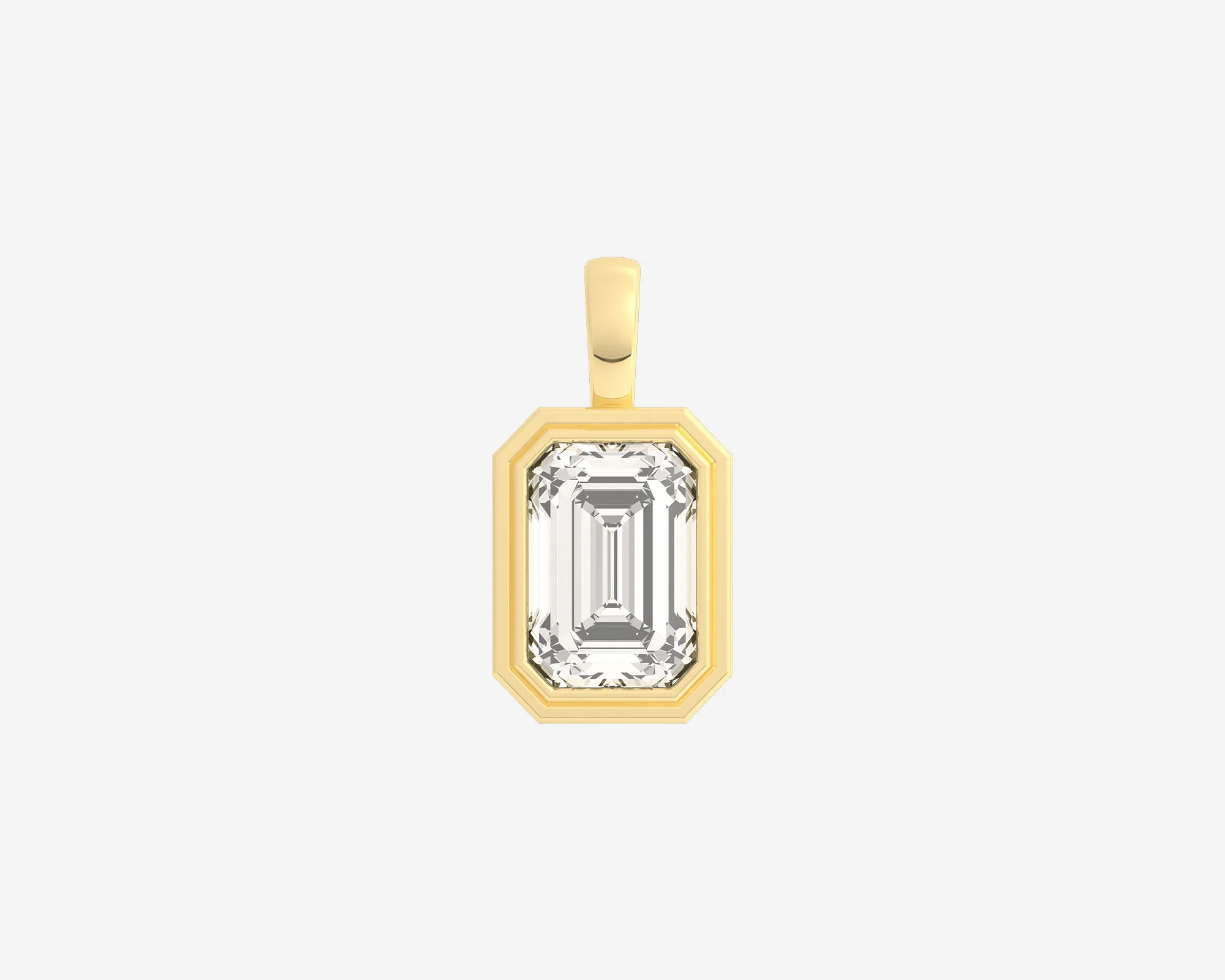 The Emerald Bezel Pendant - Image 7