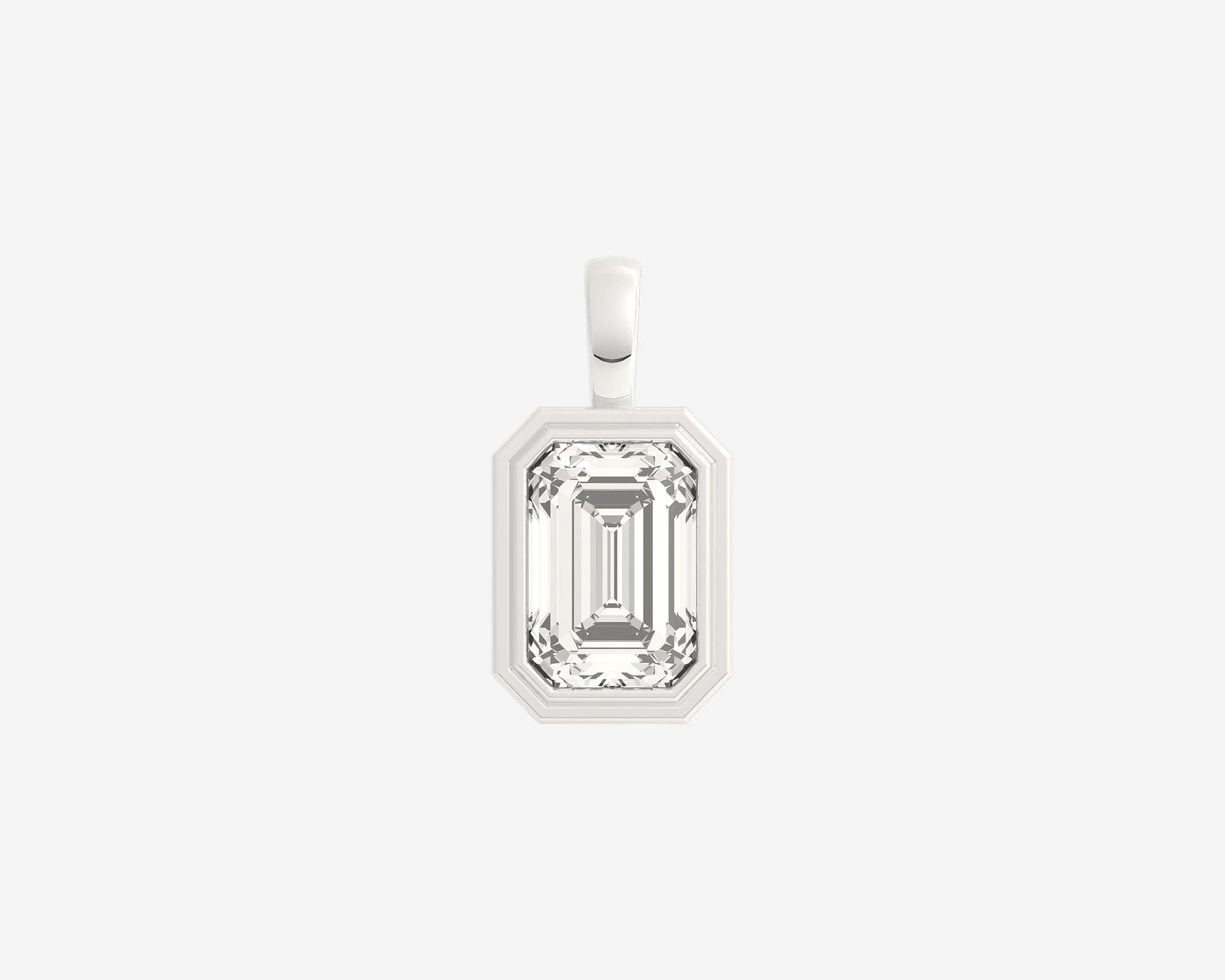 The Emerald Bezel Pendant - Image 8