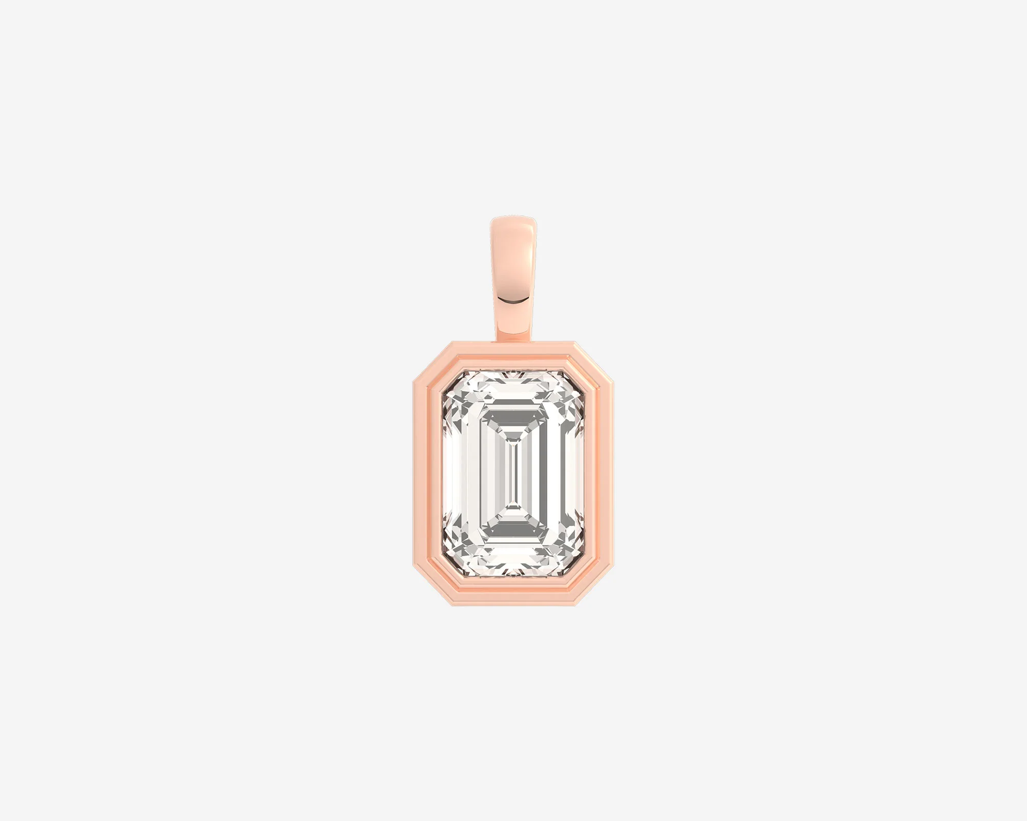 The Emerald Bezel Pendant - Image 9