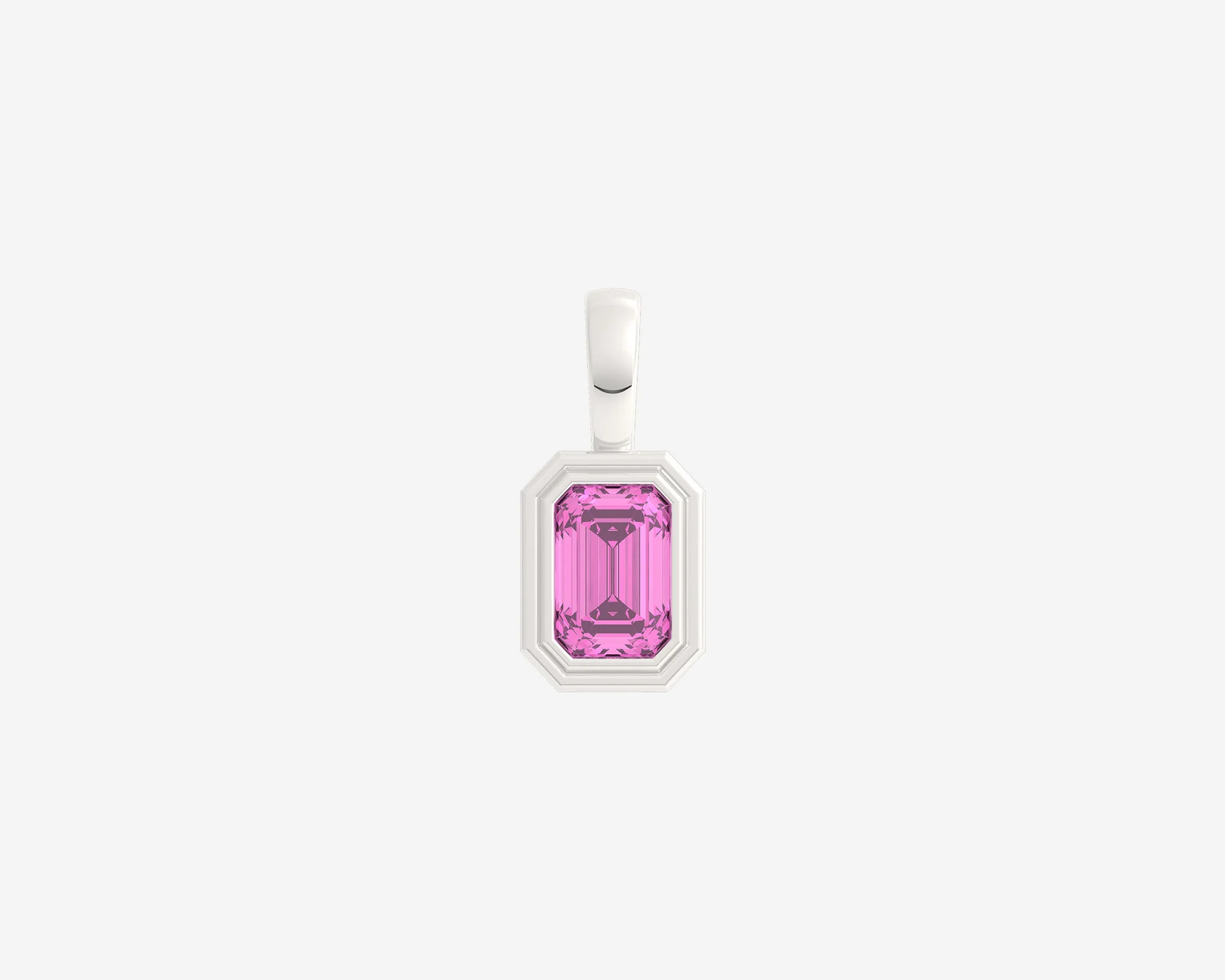 The Emerald Gem Bezel Pendant - Image 3