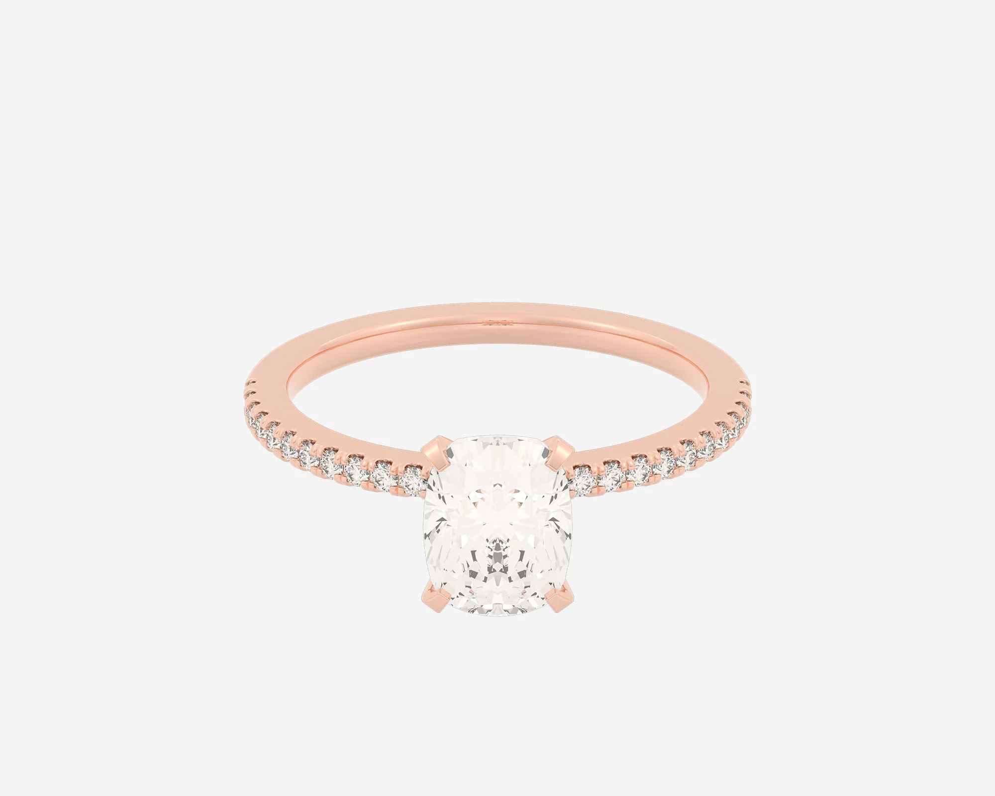 The Eternity Solitaire — Elongated Cushion - Image 3