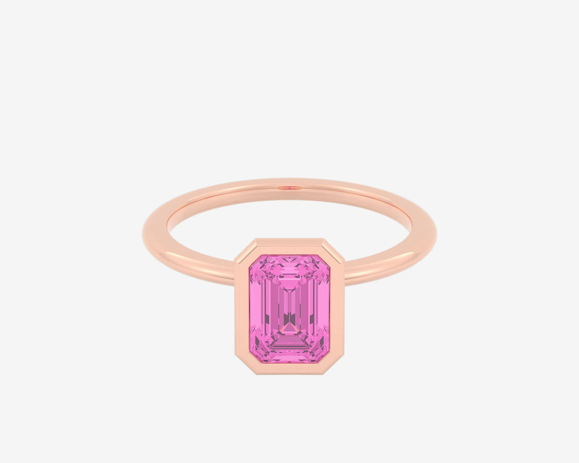 The Gem Bezel Solitaire — Emerald - Image 3