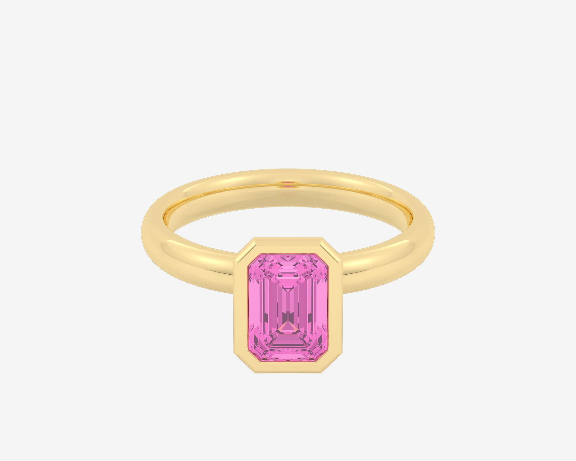 The Gem Bezel Solitaire — Emerald - Image 4