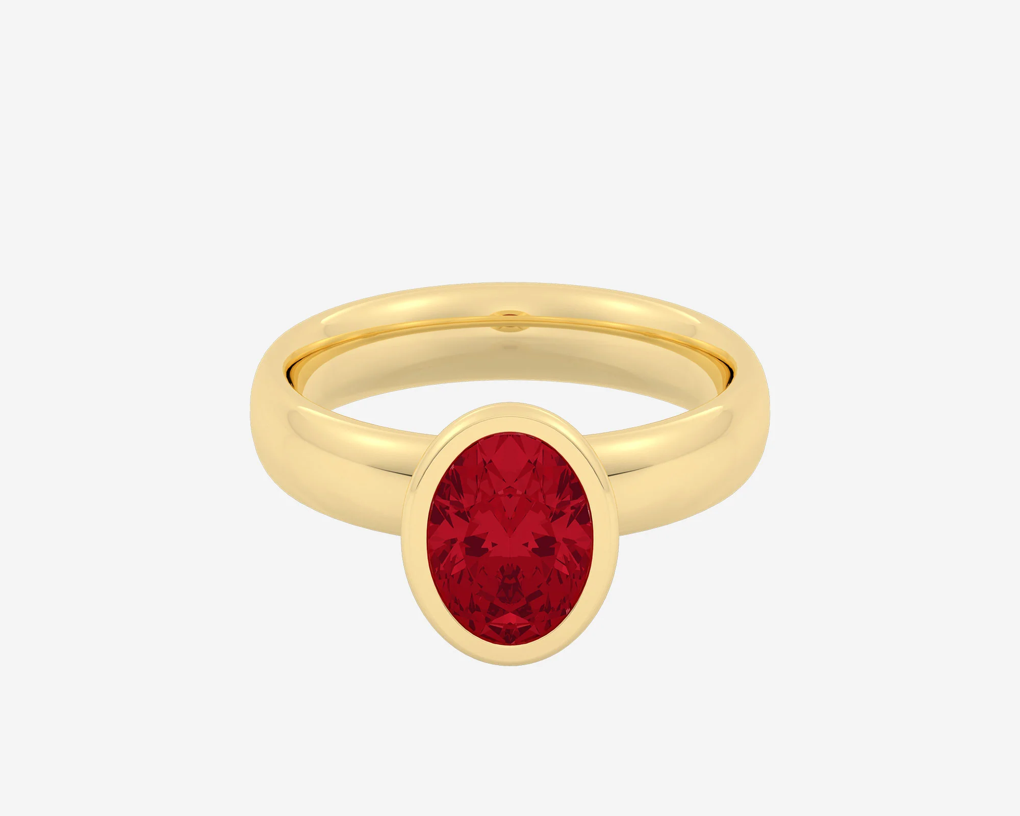 The Gem Bezel Solitaire — Oval - Image 7