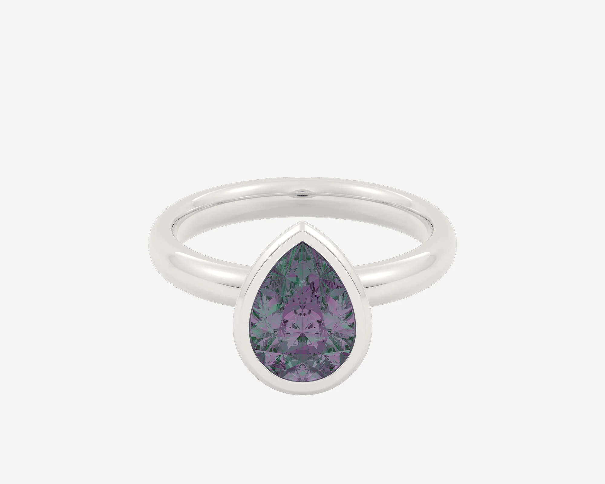 The Gem Bezel Solitaire — Pear - Image 5