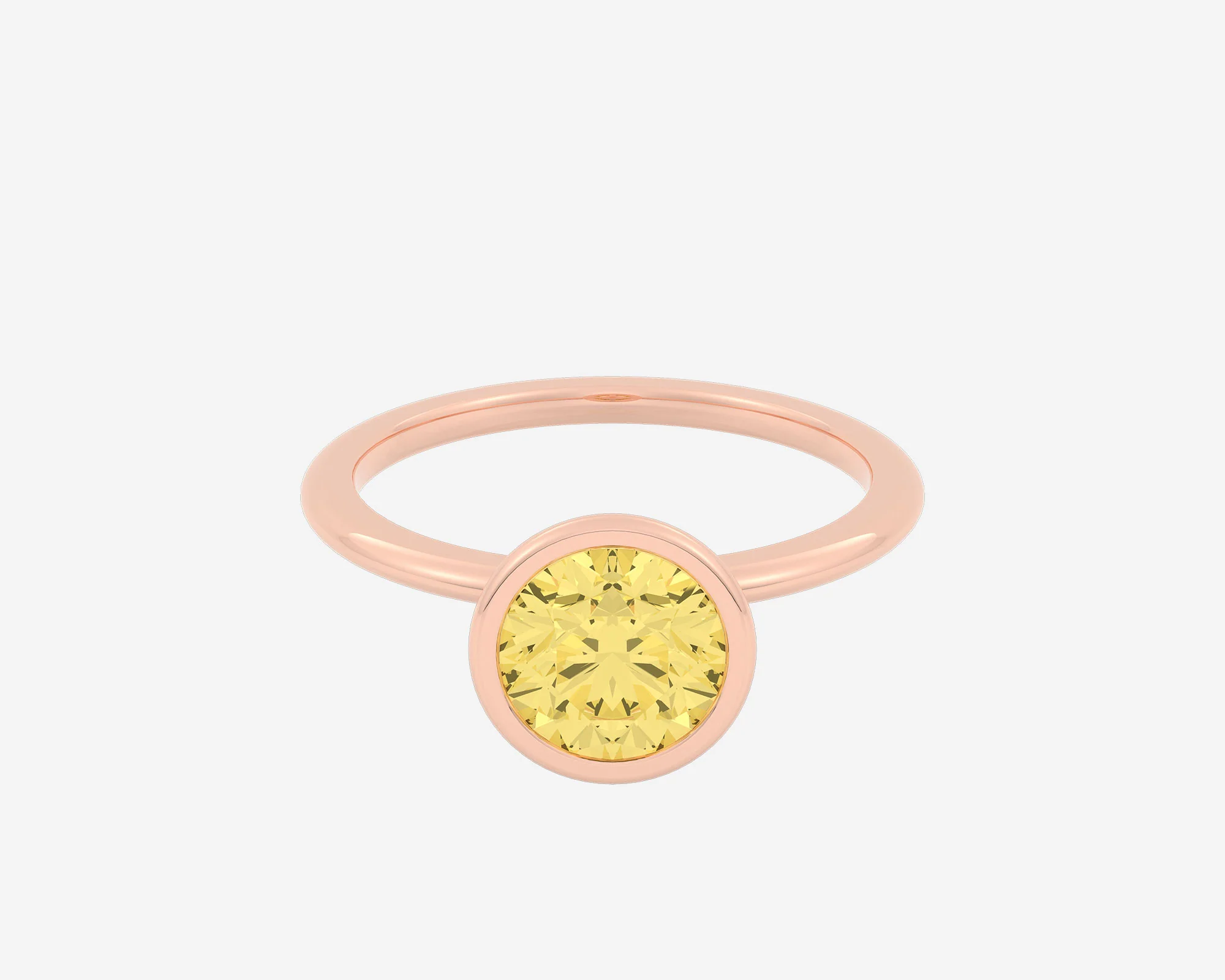 The Gem Bezel Solitaire — Round - Image 3