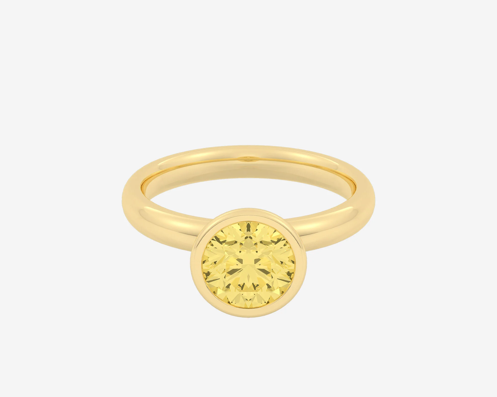 The Gem Bezel Solitaire — Round - Image 4