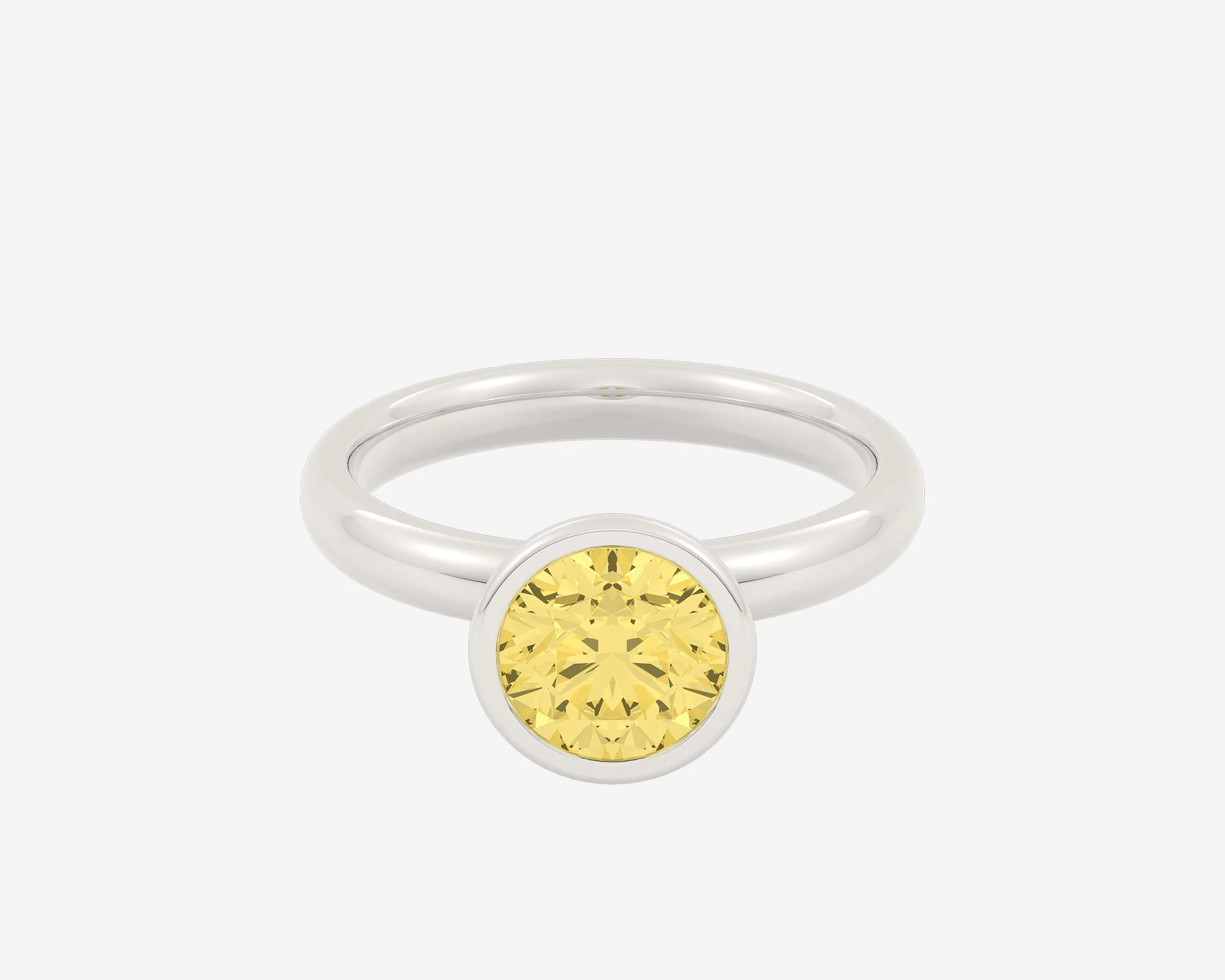 The Gem Bezel Solitaire — Round - Image 5
