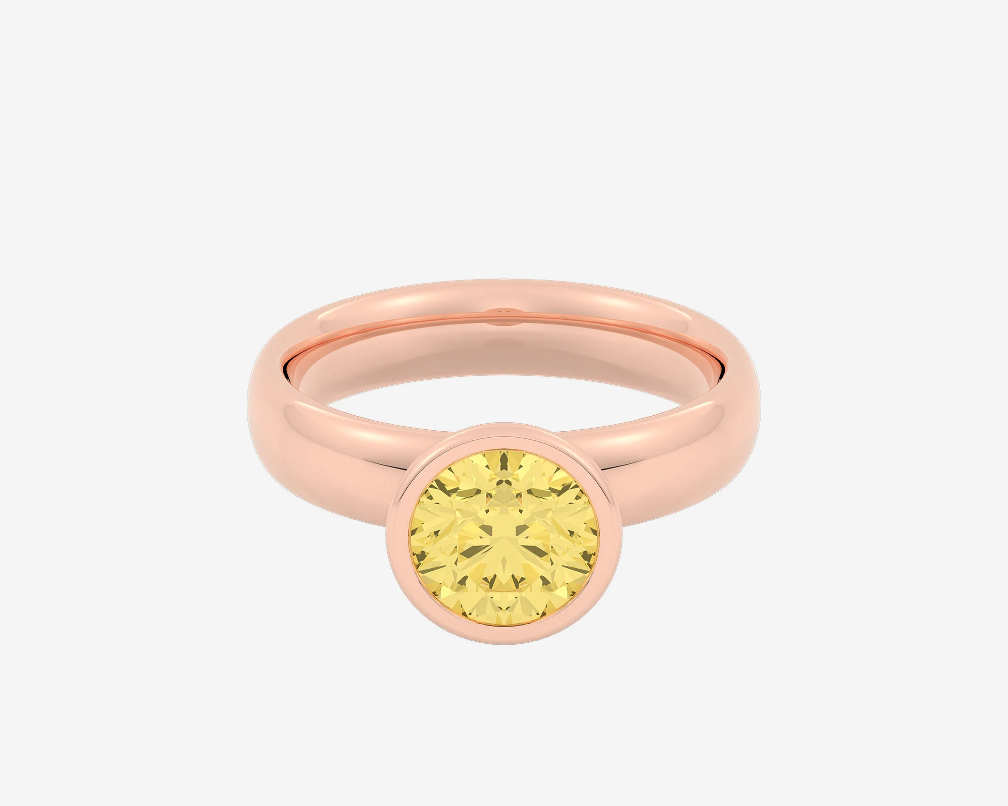 The Gem Bezel Solitaire — Round - Image 7